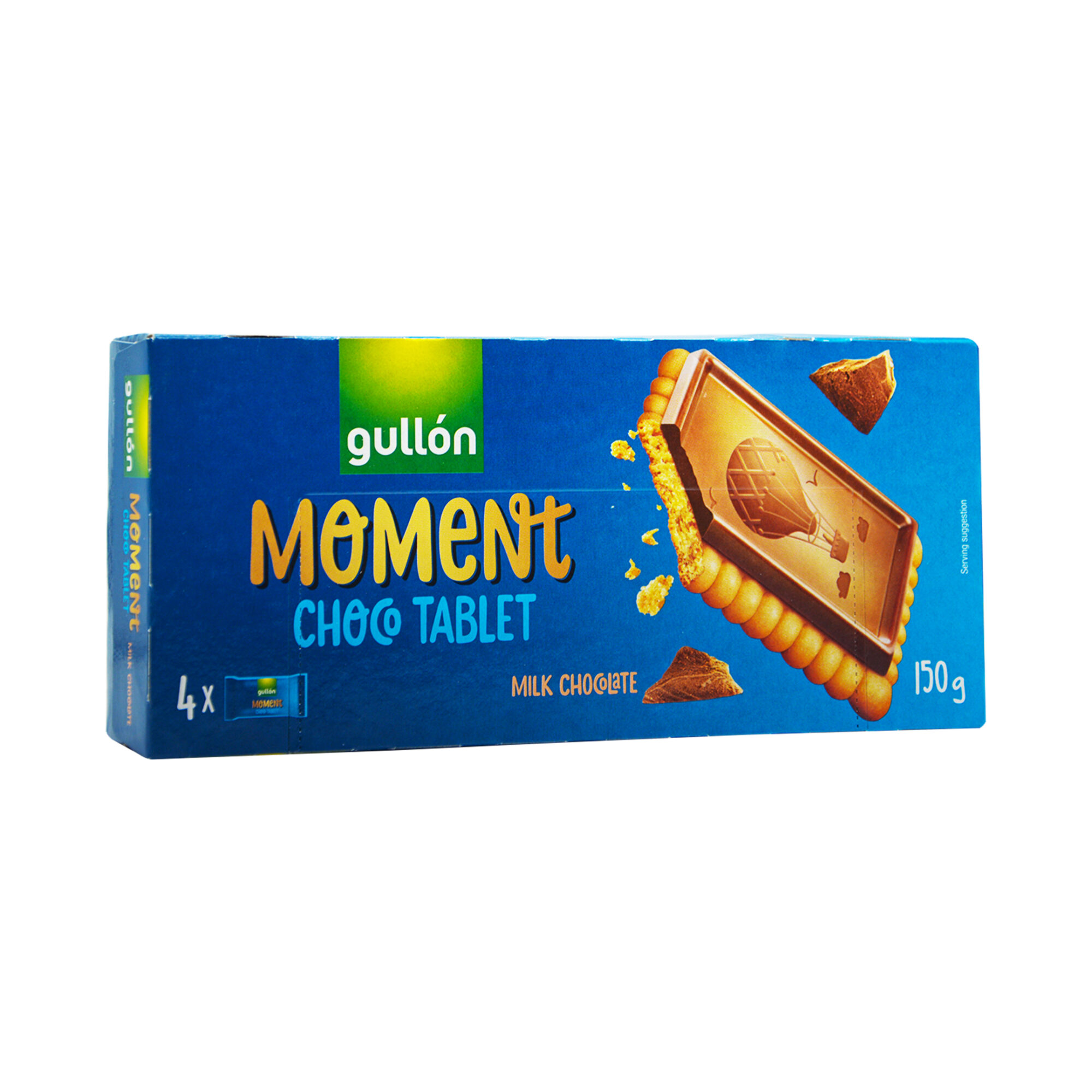 GULLON CHOCOTABLET MOMENT MILK 150 G*12