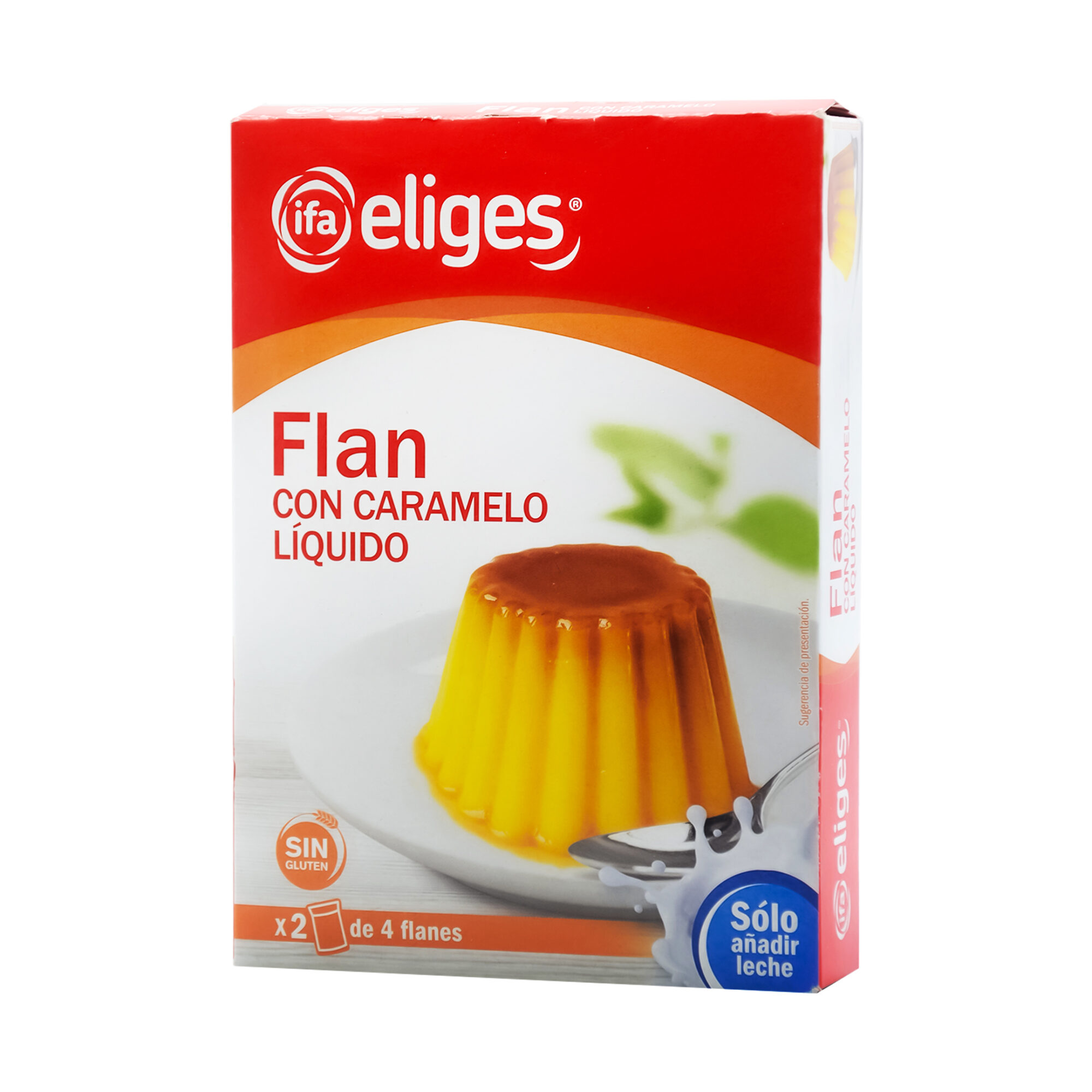 FLAN (8) C-CARAMELO LIQUIDO IFA ELIGES 186GR x12pcs