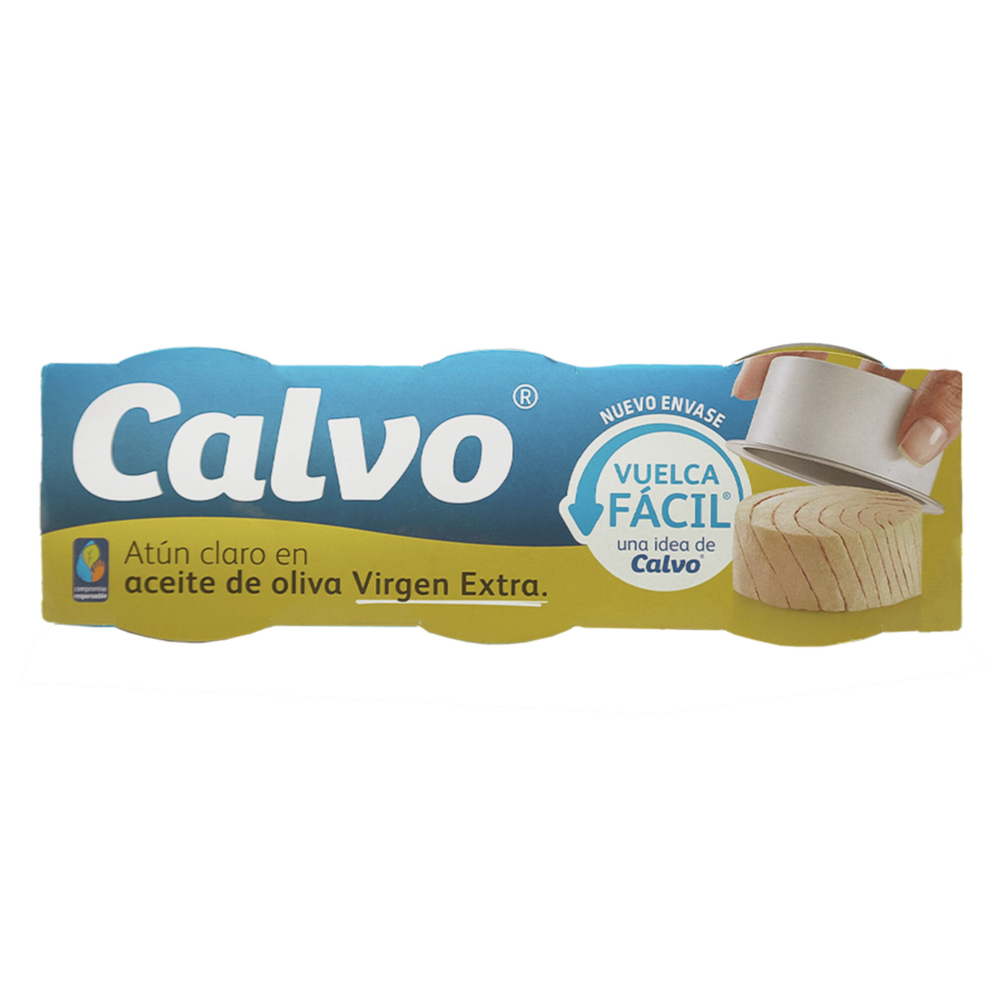 ATUN CALVO EN ACEITE DE OLIVA EXTRA VIRGEN PACK3 x20pcs