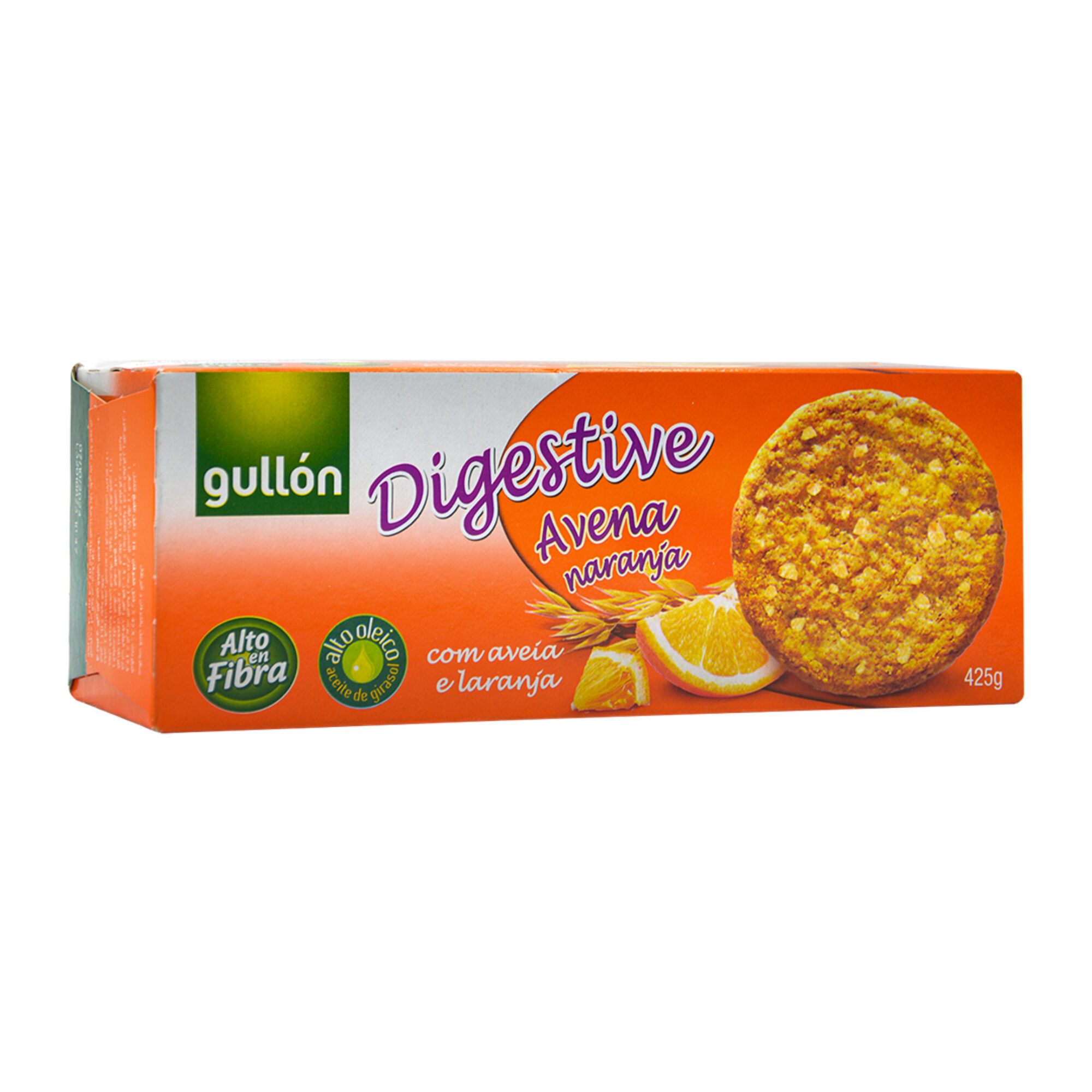 Digstive gullon avena/naranja 425G x15pcs