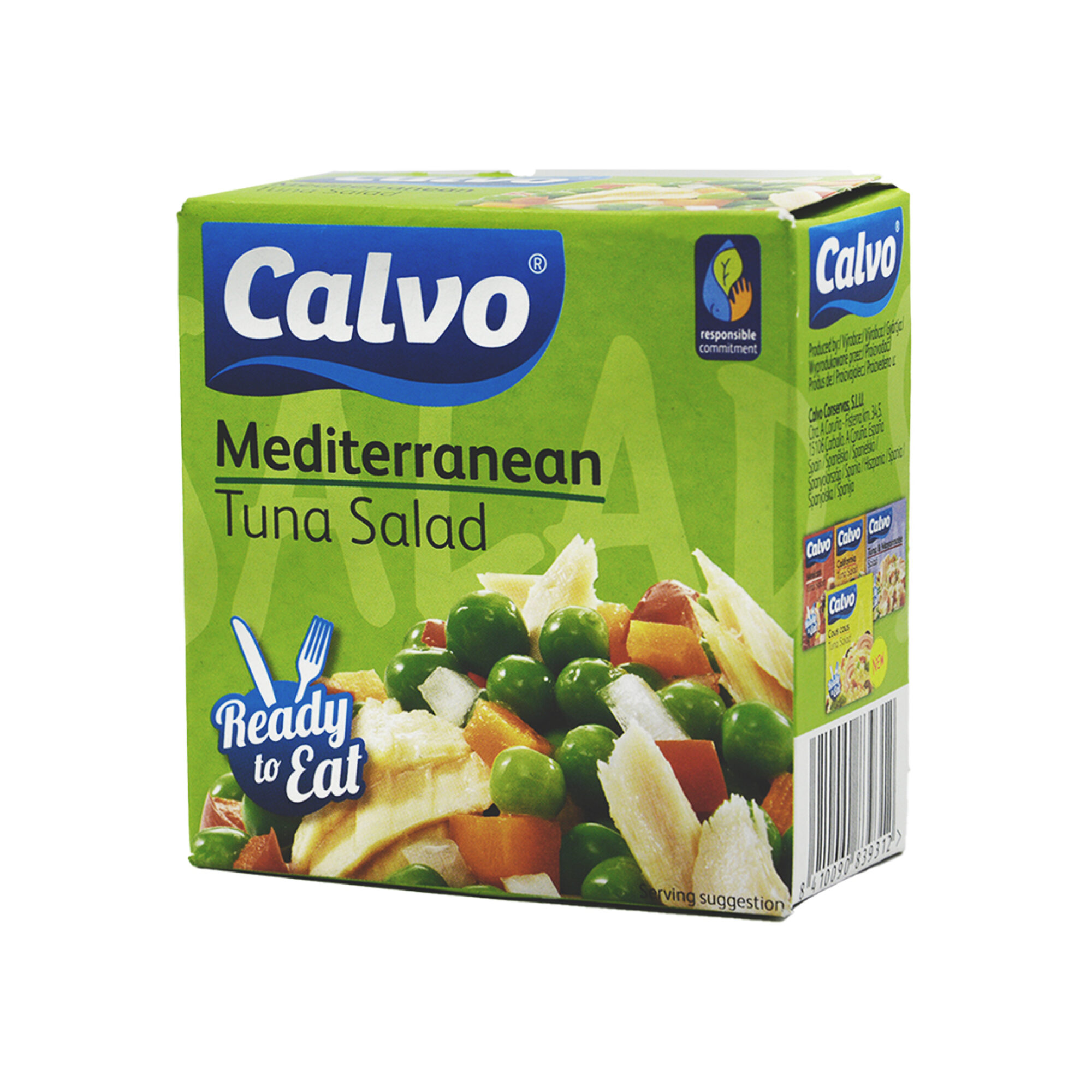 ENSALADA CALVO MEDITERRANEA 150GR x24pcs