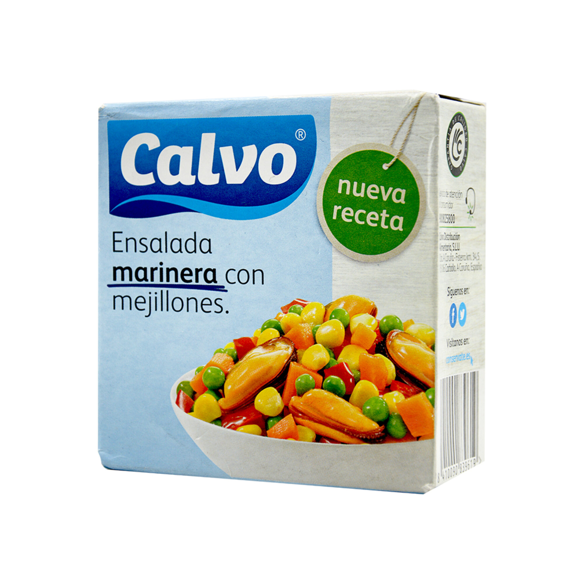 ENSALADA MARINERA CON MEJILLONES CALVO 150GR x24pcs