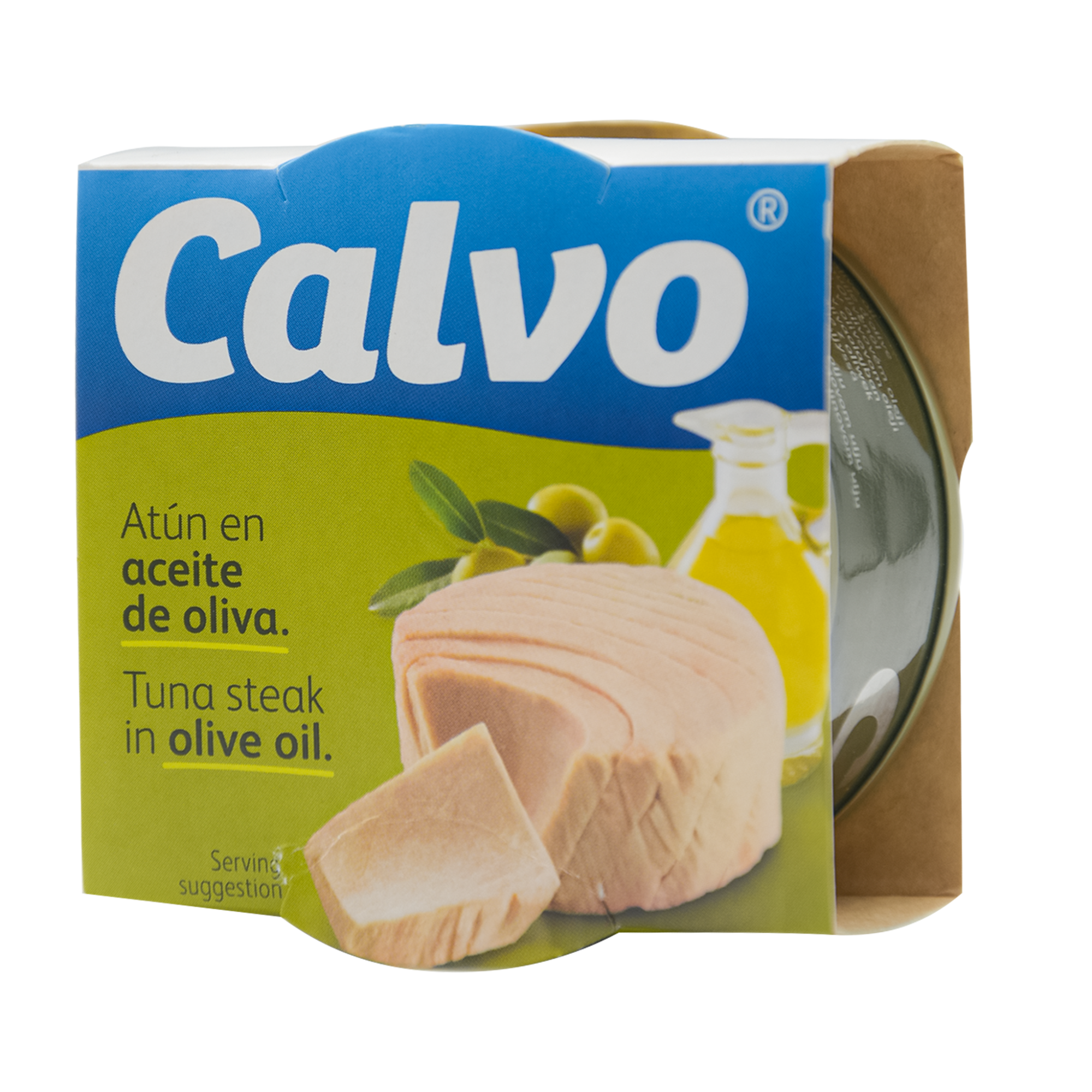 ATUN CALVO EN ACEITE DE OLIVA 80 GR x24pcs