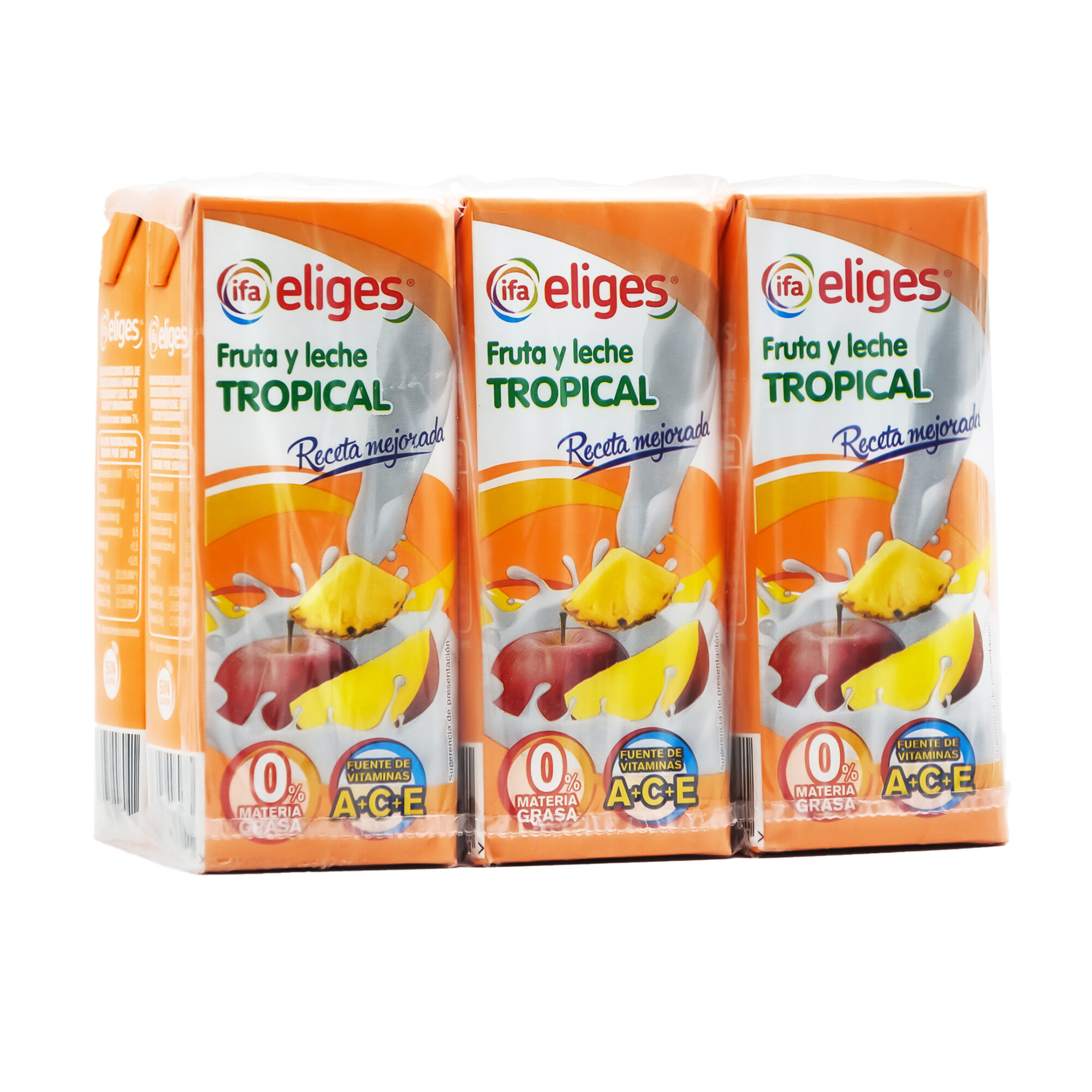 FRUTA Y LECHE IFA ELIGES TROPICAL 6x200ml  x30pcs