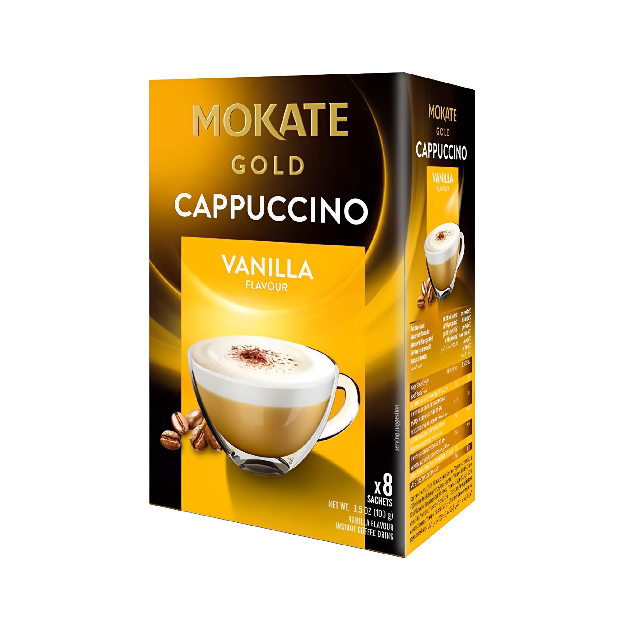 CAPPUCCHINO GOLD VANILLA 8 SACHITS x12pcs