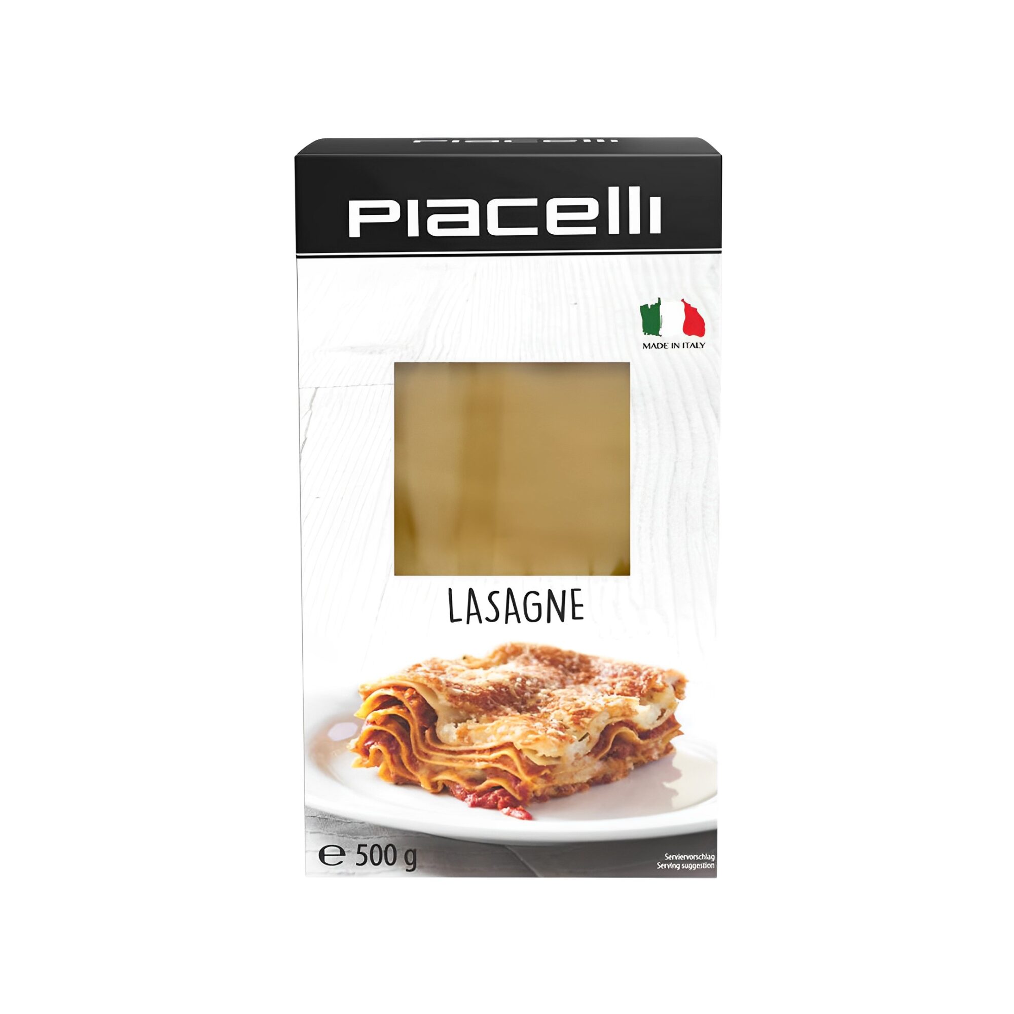 PIACELLI PASTA LASAGNE SHEETS 500GR x12pcs