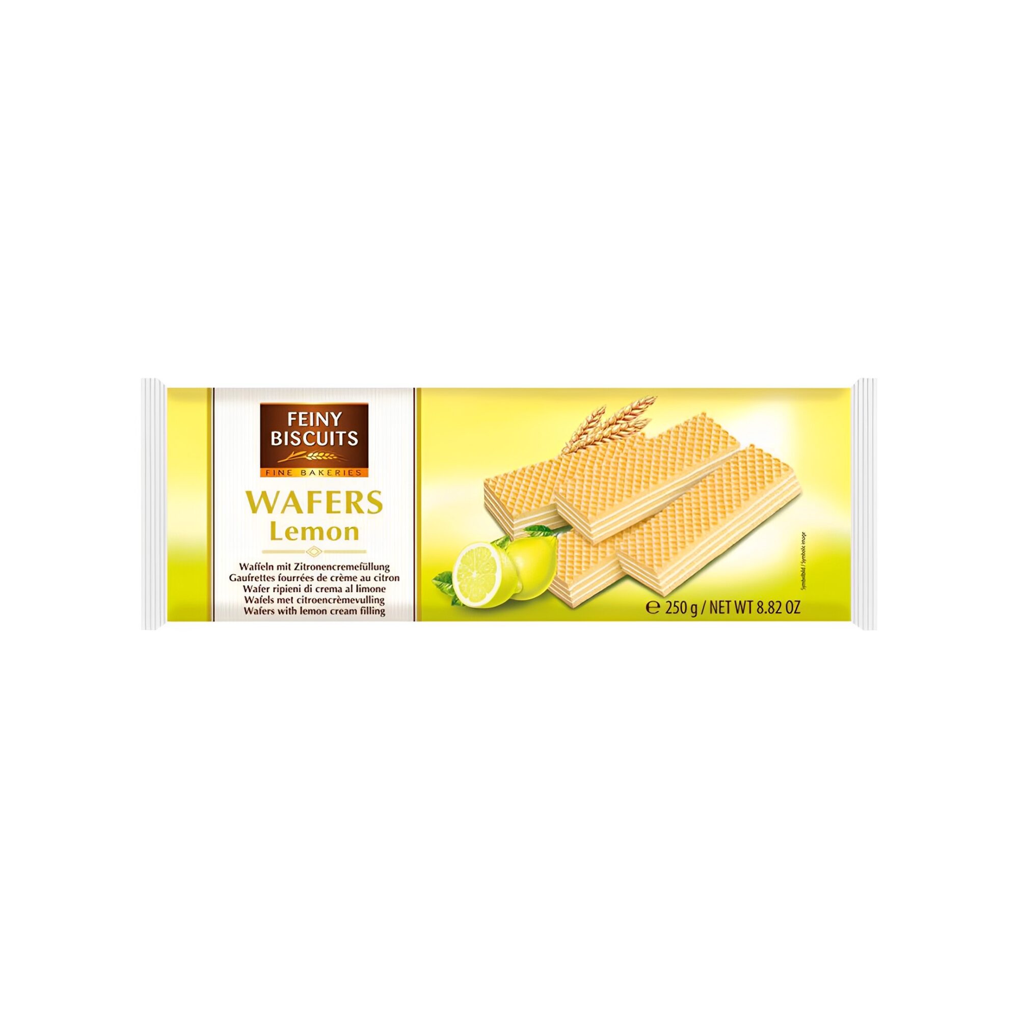 FEINY BISCUIT WAFERS WITH LEMON 250GR x18pcs