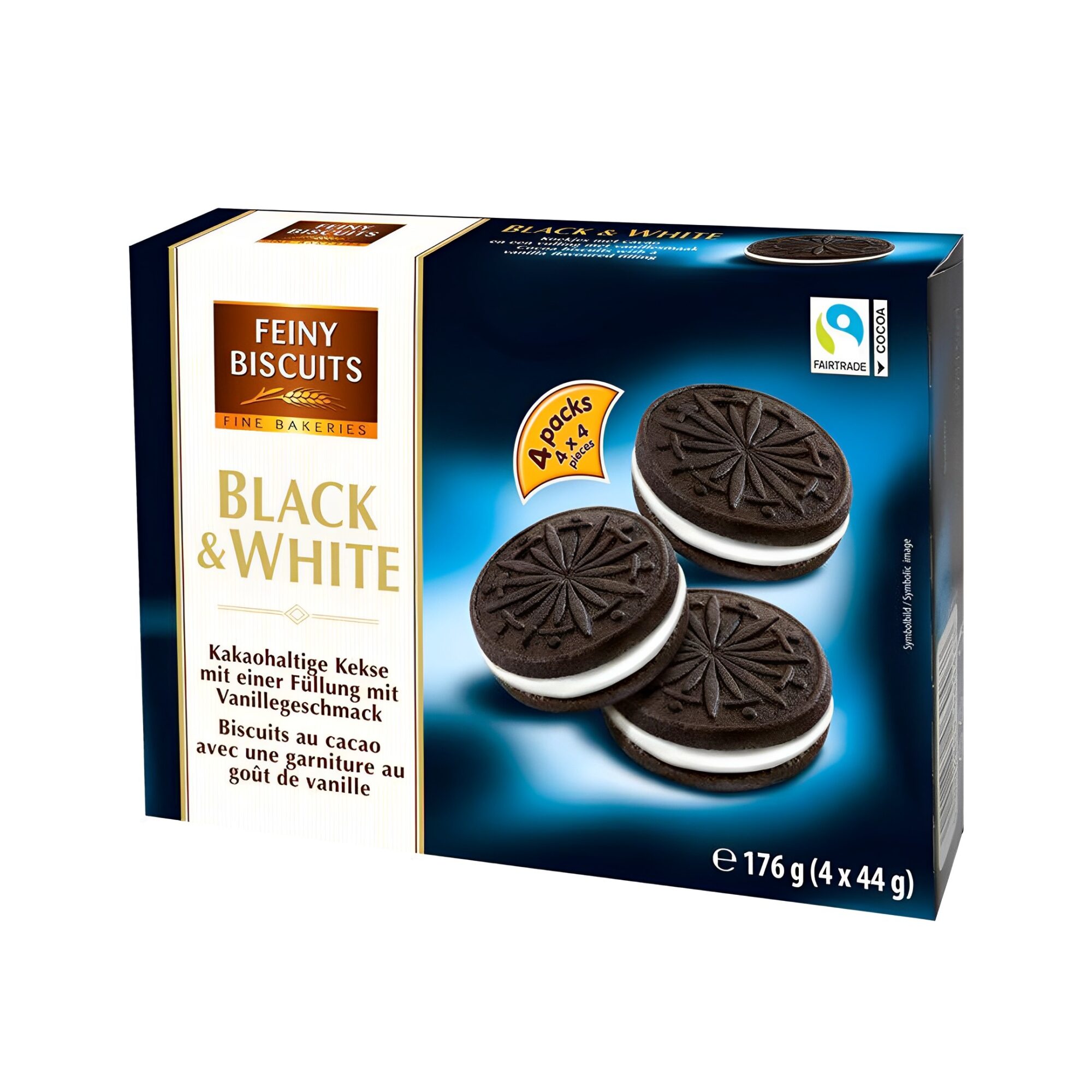 COOKIES BLACK WHITE 176GR x18pcs