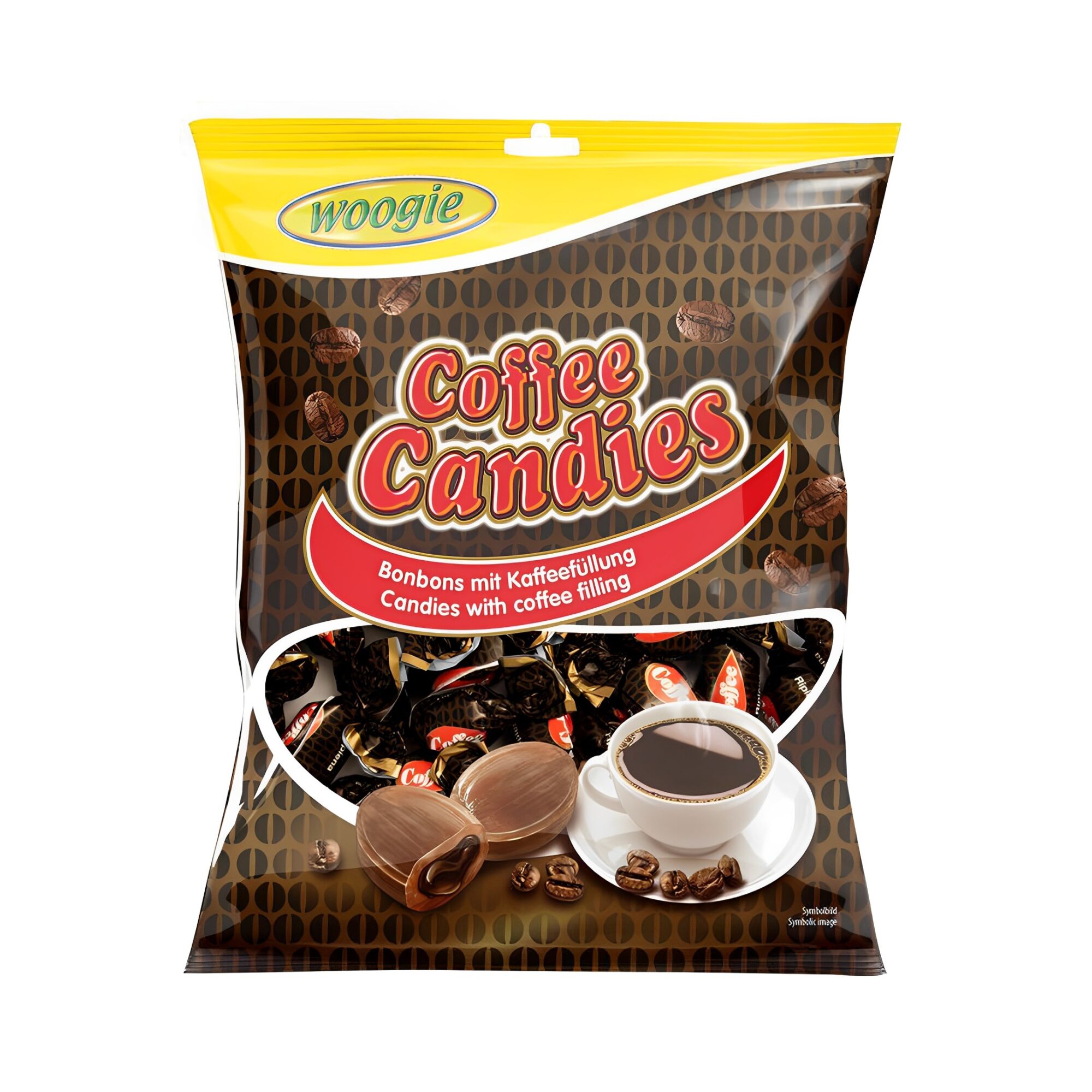 CANDIES WITH COFFE FILONG 150GR x24pcs