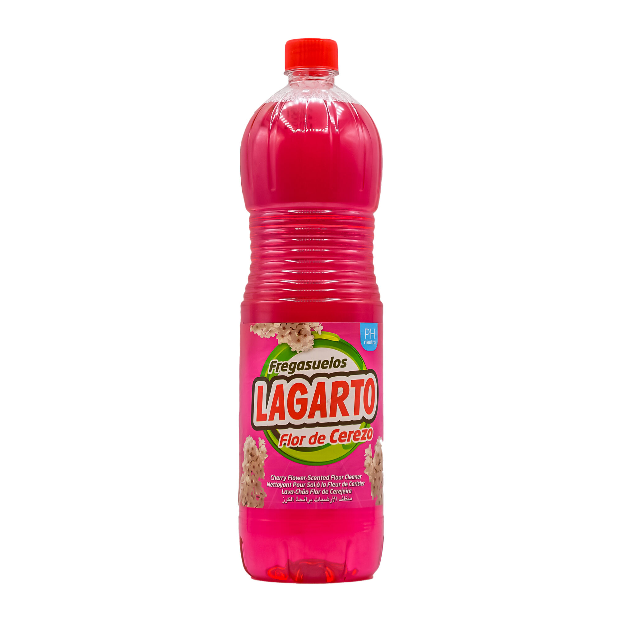 FREGASUELOS FLOR CEREZO LAGARTO 1.5L*8