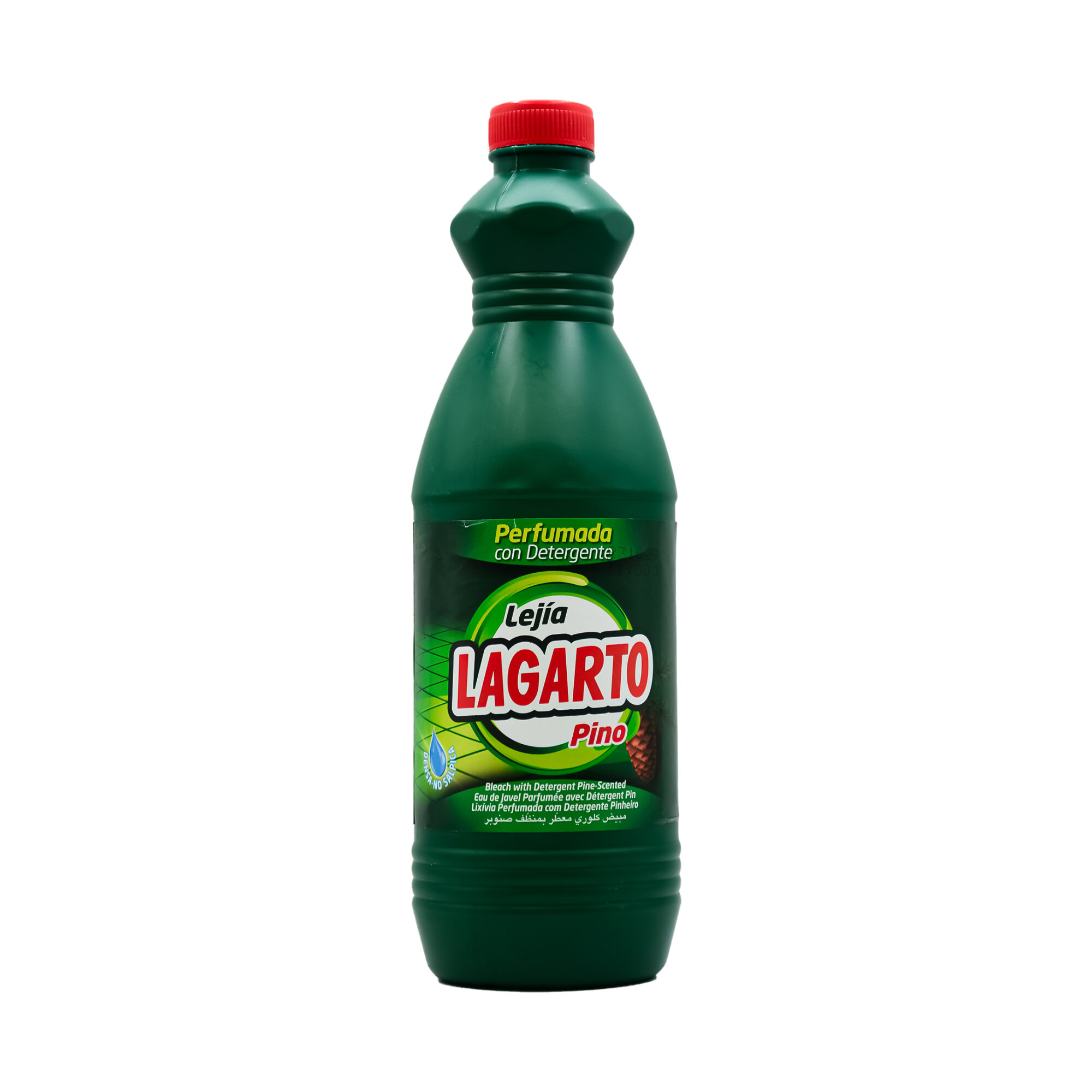 LEJIA CON DETERGENTE PINO LAGARTO 1.5L*8