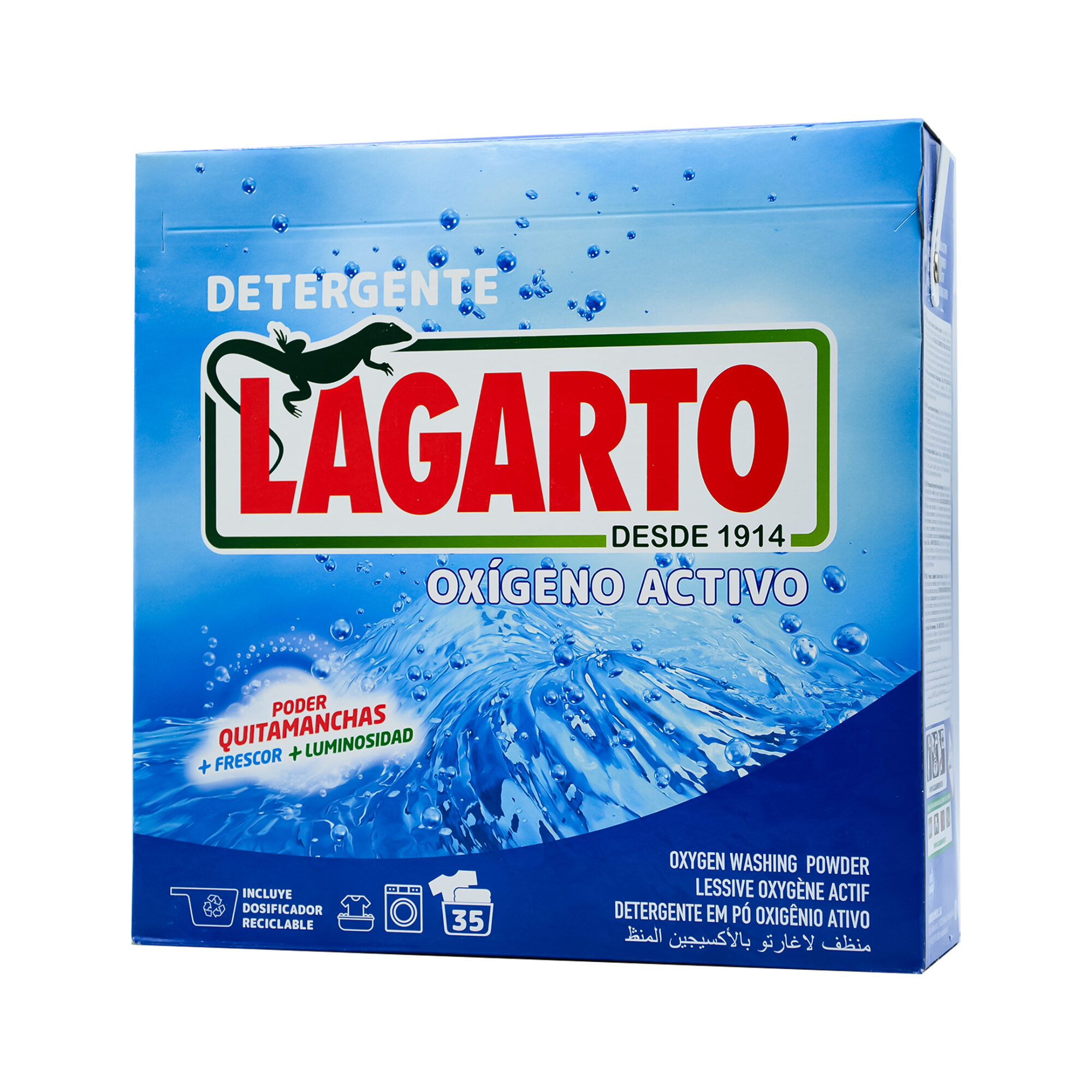 MALETA LAGARTO OXIGENO ACTIVO 35LAV*PACK4