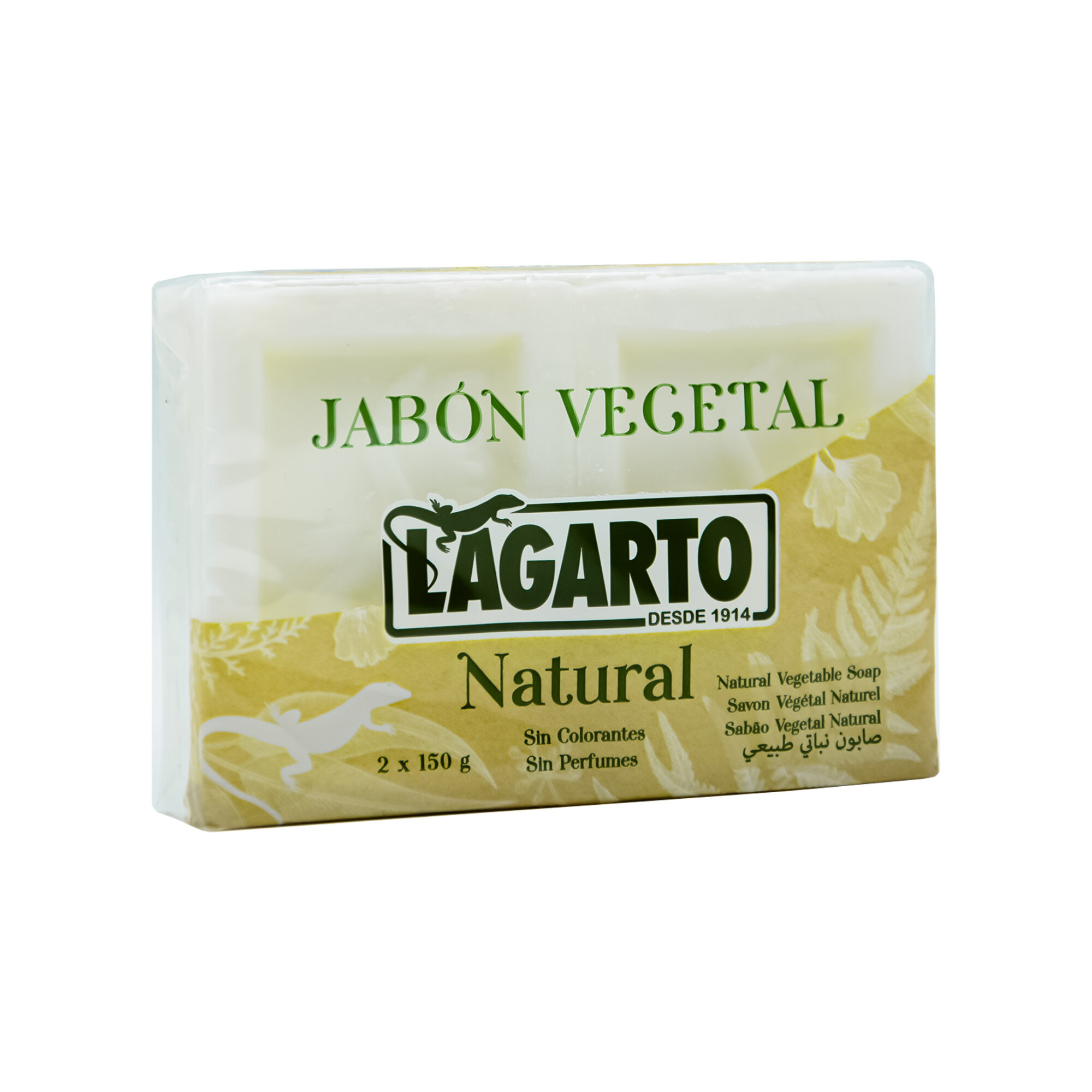 JABON VEGETAL PACK2*150GR*20