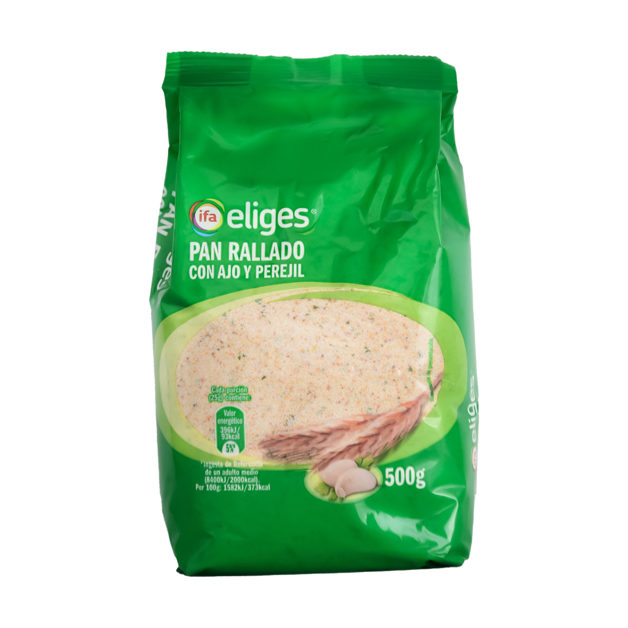 PAN RALLADO AJO Y PEREJIL IFA ELIGES 500GR x18pcs