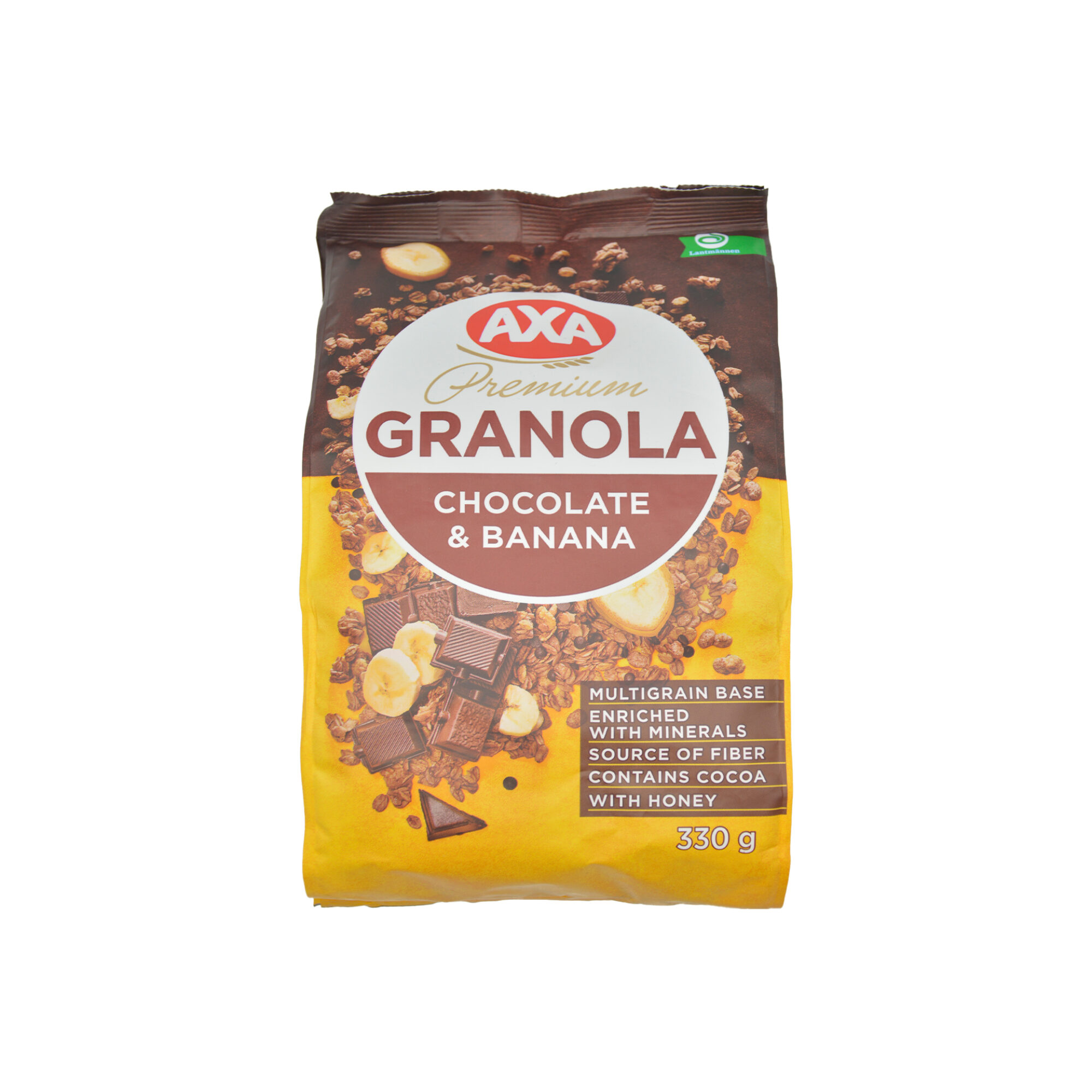 AXA MUESLI HONEY WITH CHOCLATE & BANANA 330GR *14