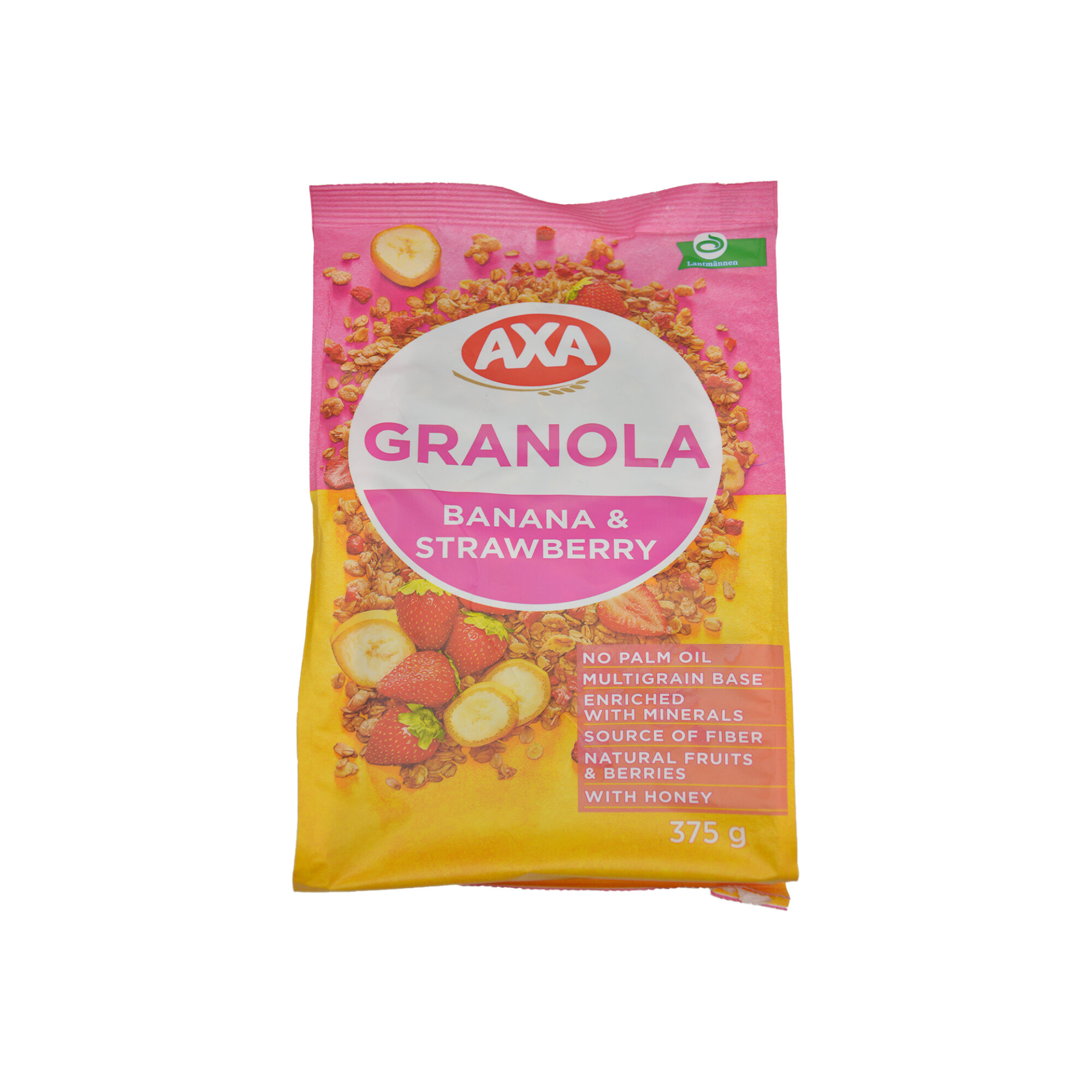 AXA MUESLI WITH BANANA & STRAWBERRIES 375GR *12