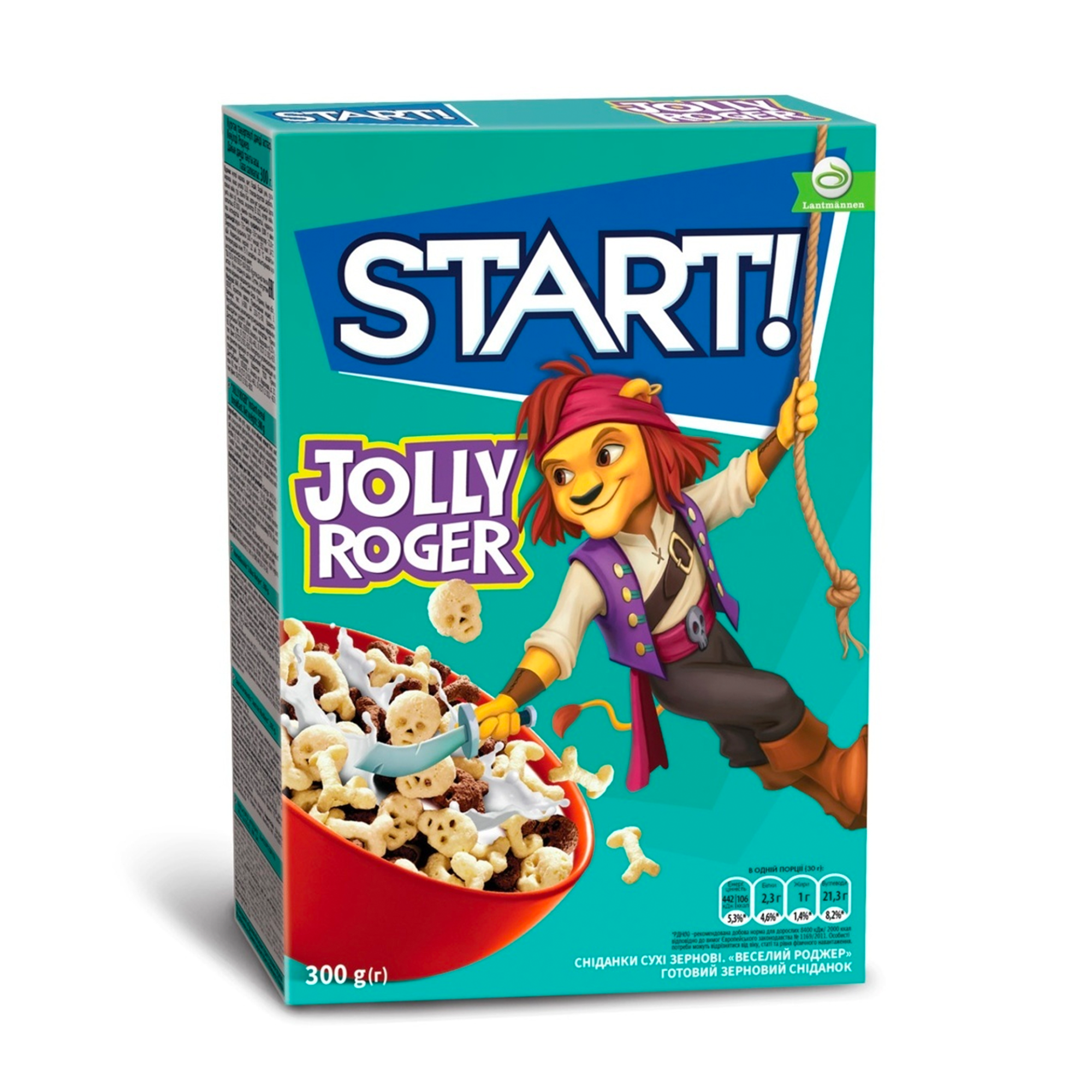 START CEREALES JOLLY ROGER 250GR *12