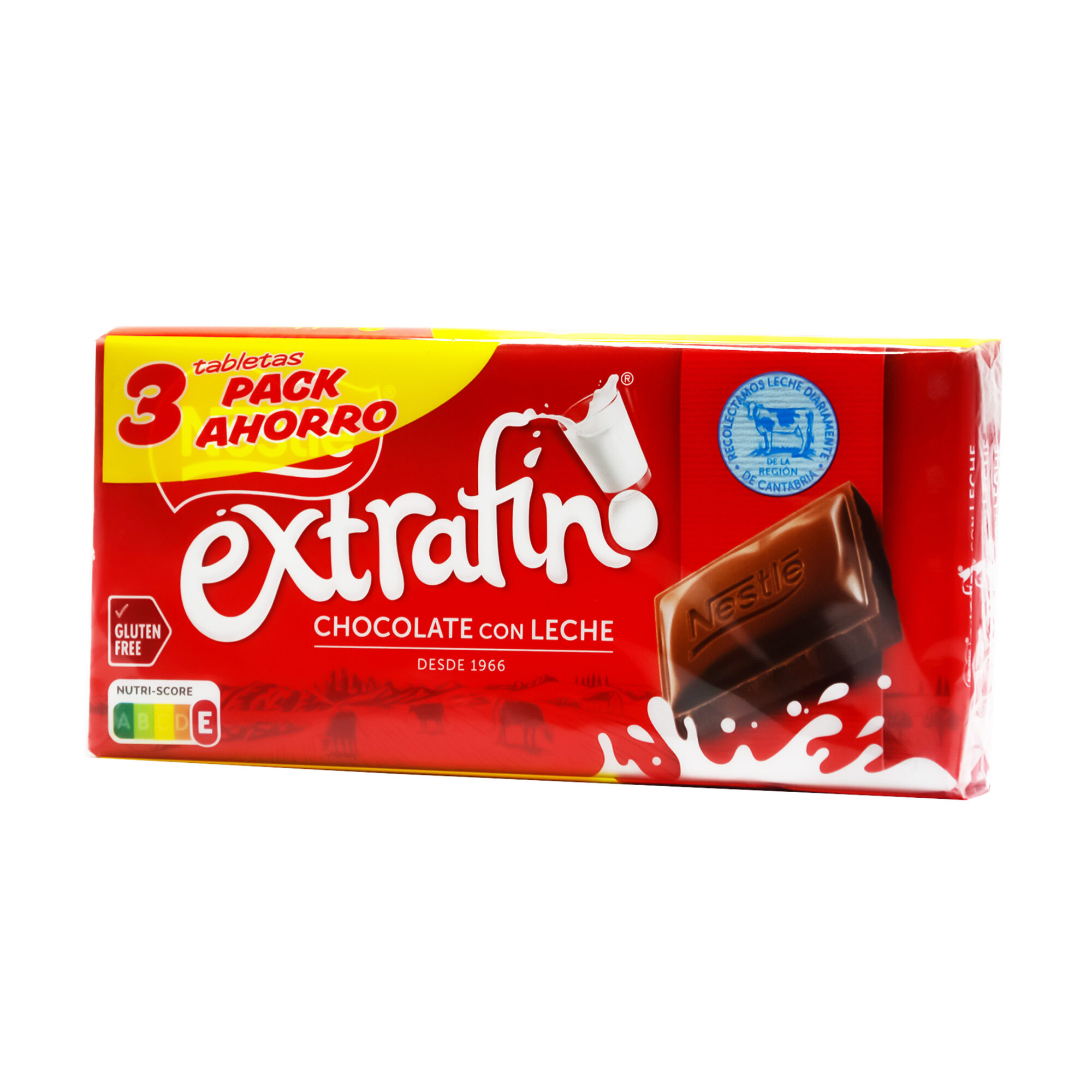 CHOCOLATE NESTLE EXTRAFINO CoN LECHE 125GR Pack3