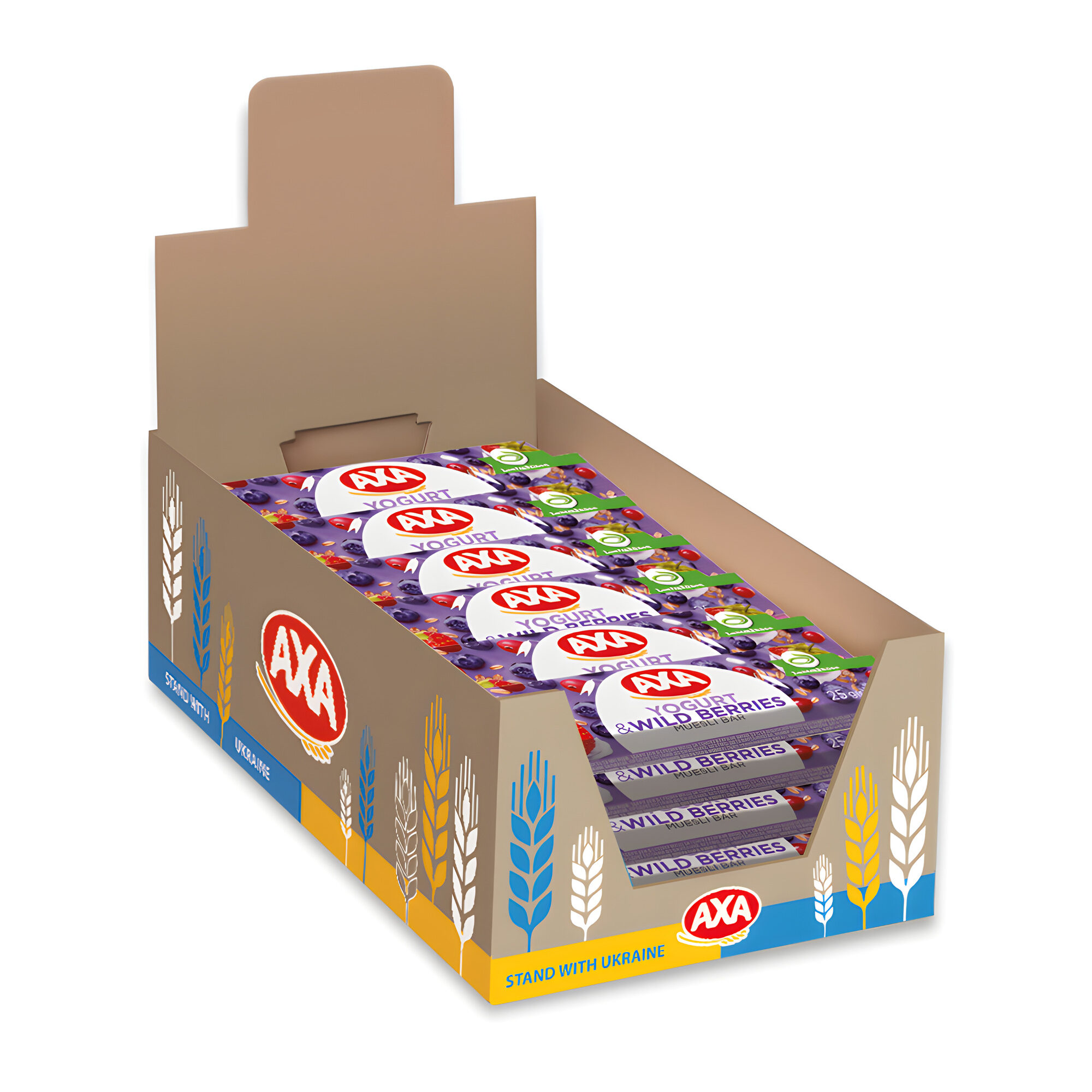 AXA CERALES BAR WITH YOGURT & BERRIES 25GR *24