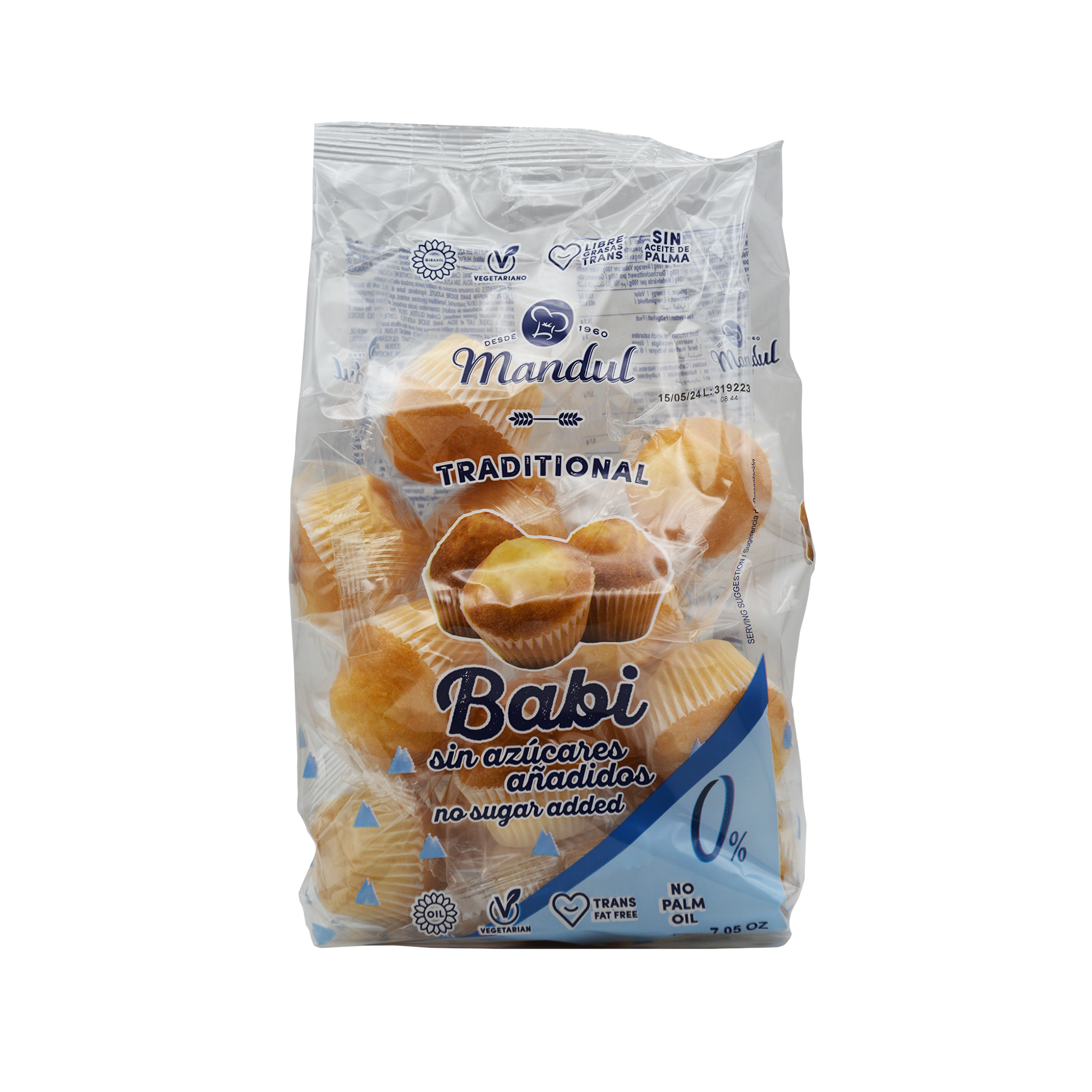 MANDUL BABI SIN AZUCAR 200G*10