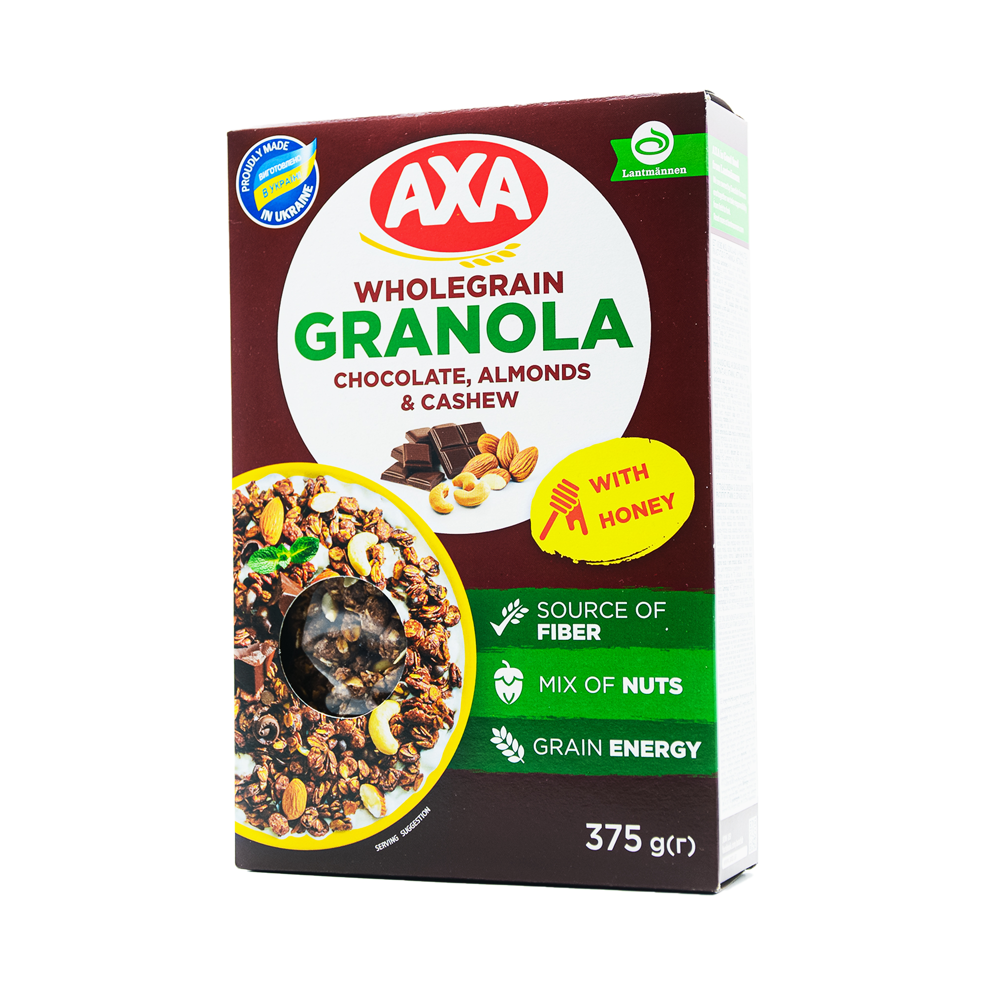 AXA CRISPY MUESLI WITH CHOCOLATE & NUTS 375GR*8