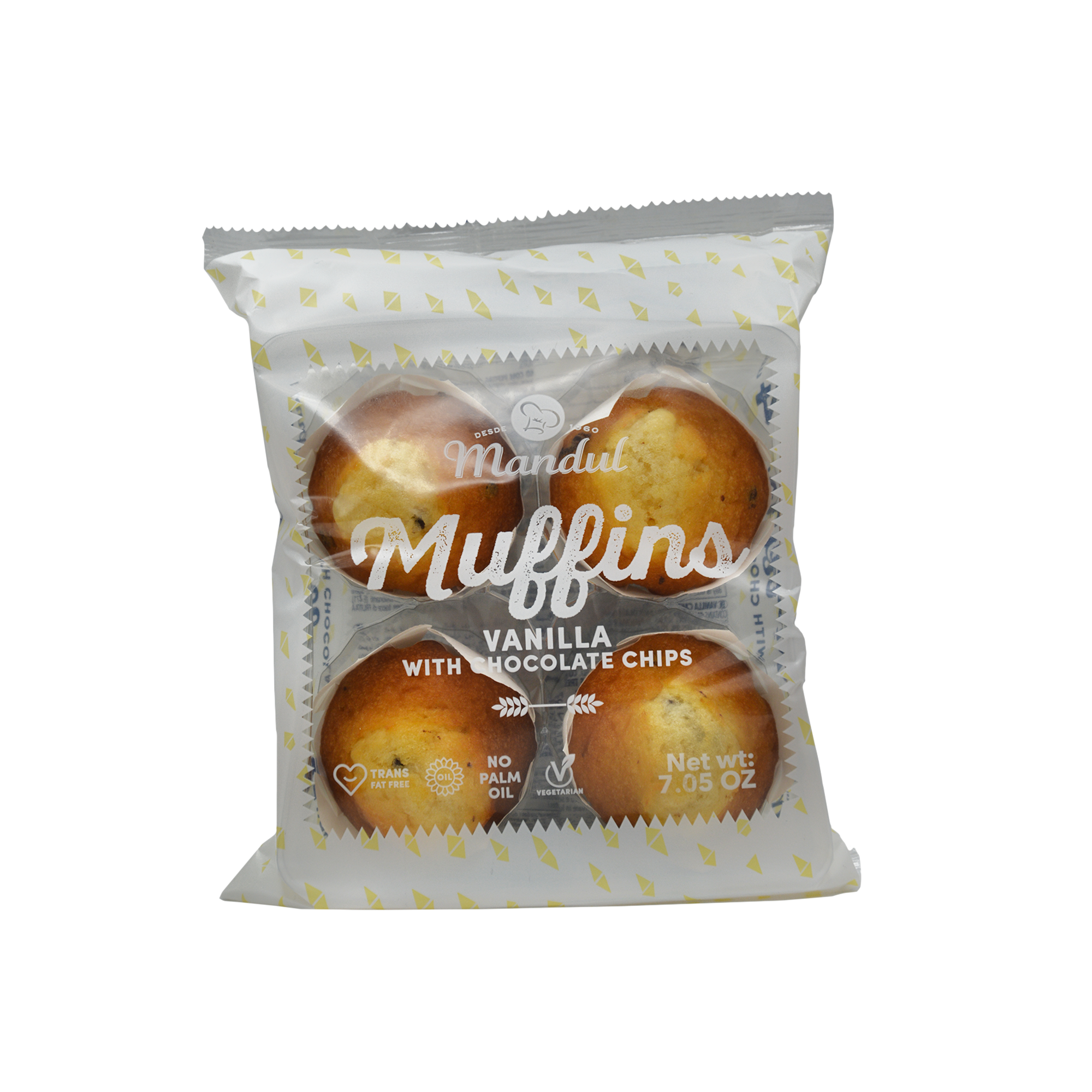 MANDUL MUFFINS (4) VANILLA 200G*8