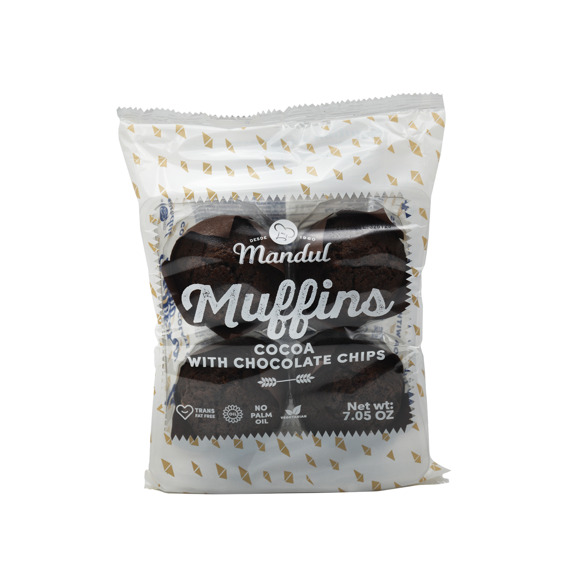 MANDUL MUFFINS (4) CACAO 200G*8