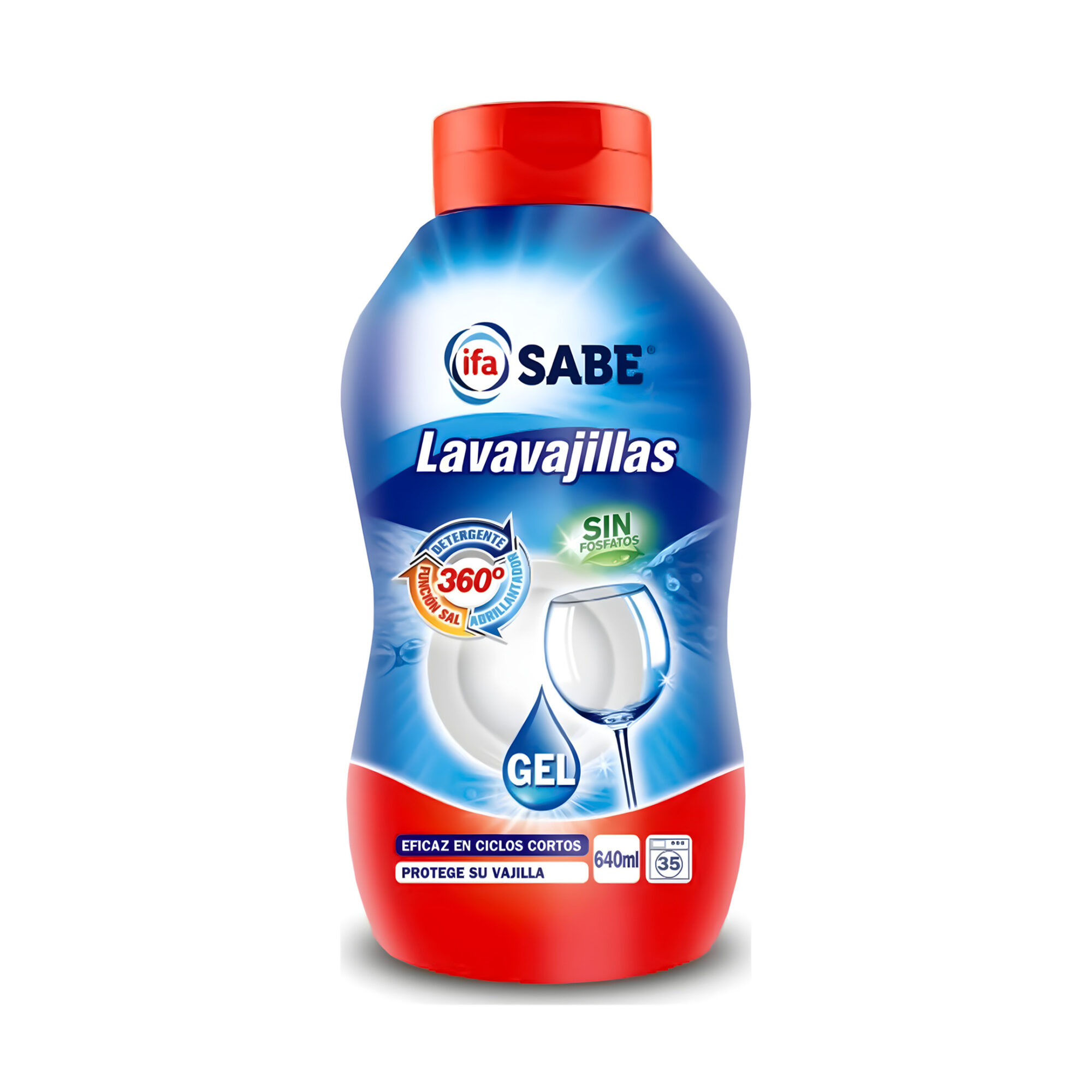 IFA SABE GEL LAVAVAJILLAS 35 LAV.640ML*10