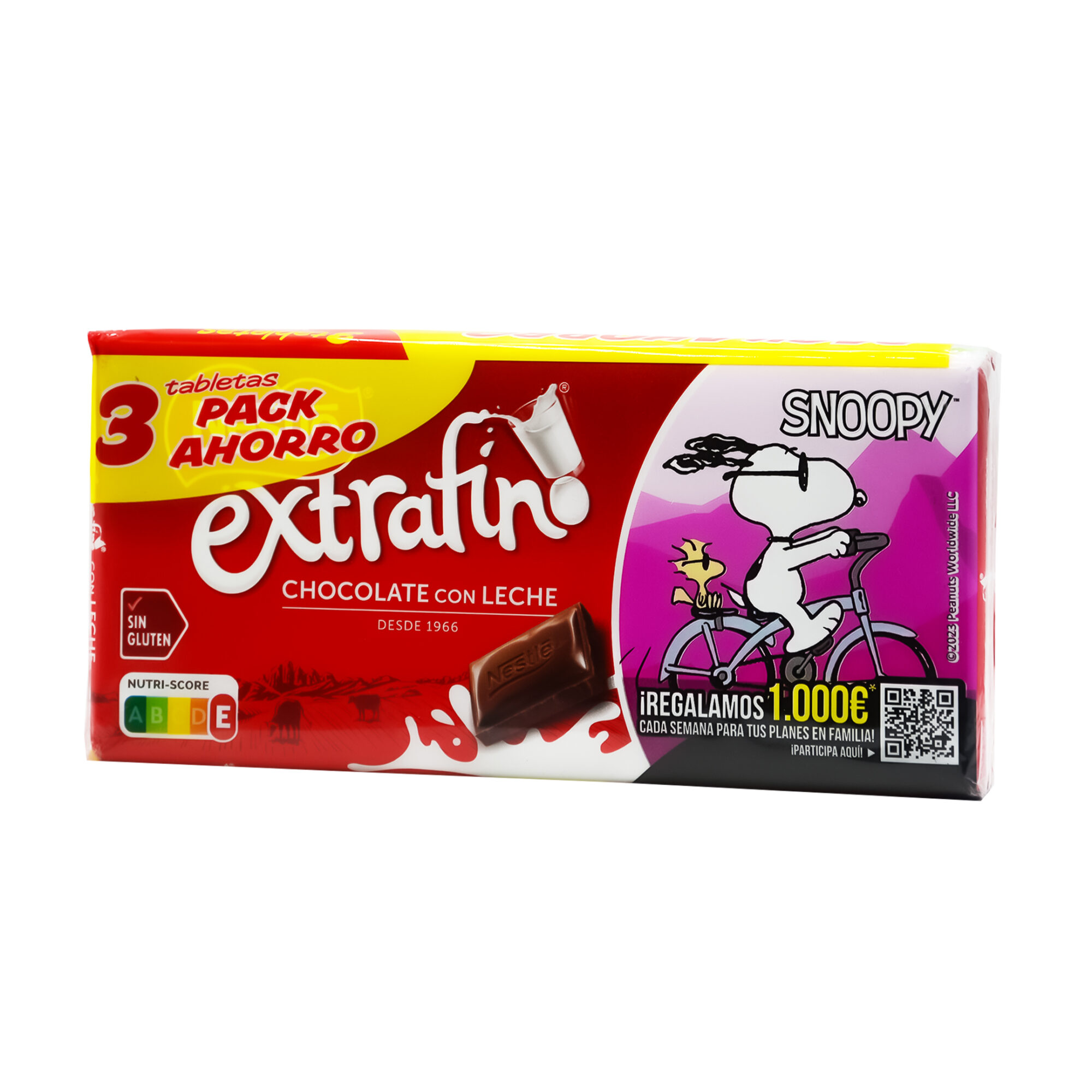 CHOCOLATE NESTLE EXTRAFINO LECHE 270G *15