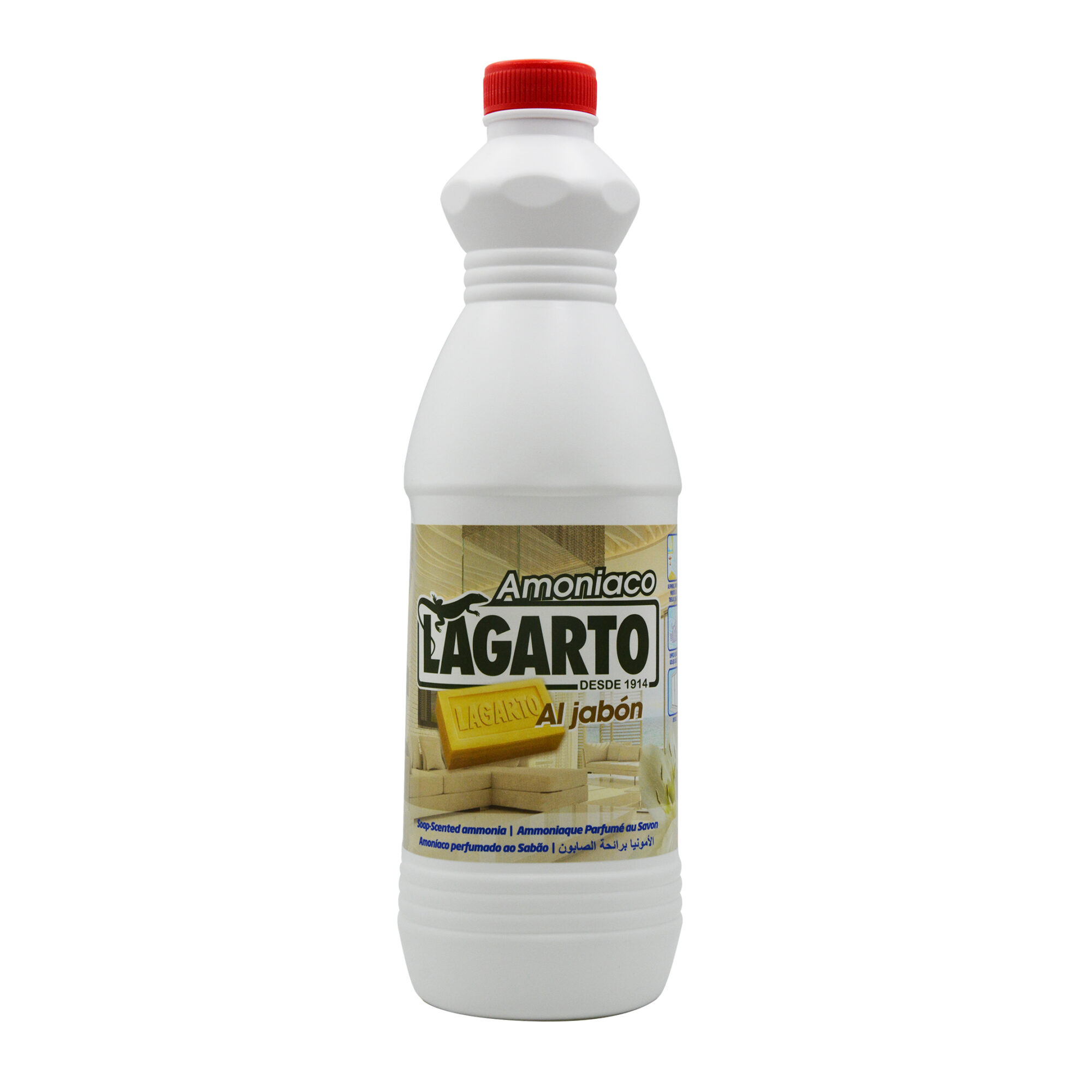 LAGARTO AMONIACO PERFUMADO AL AJBON 1.5L*8