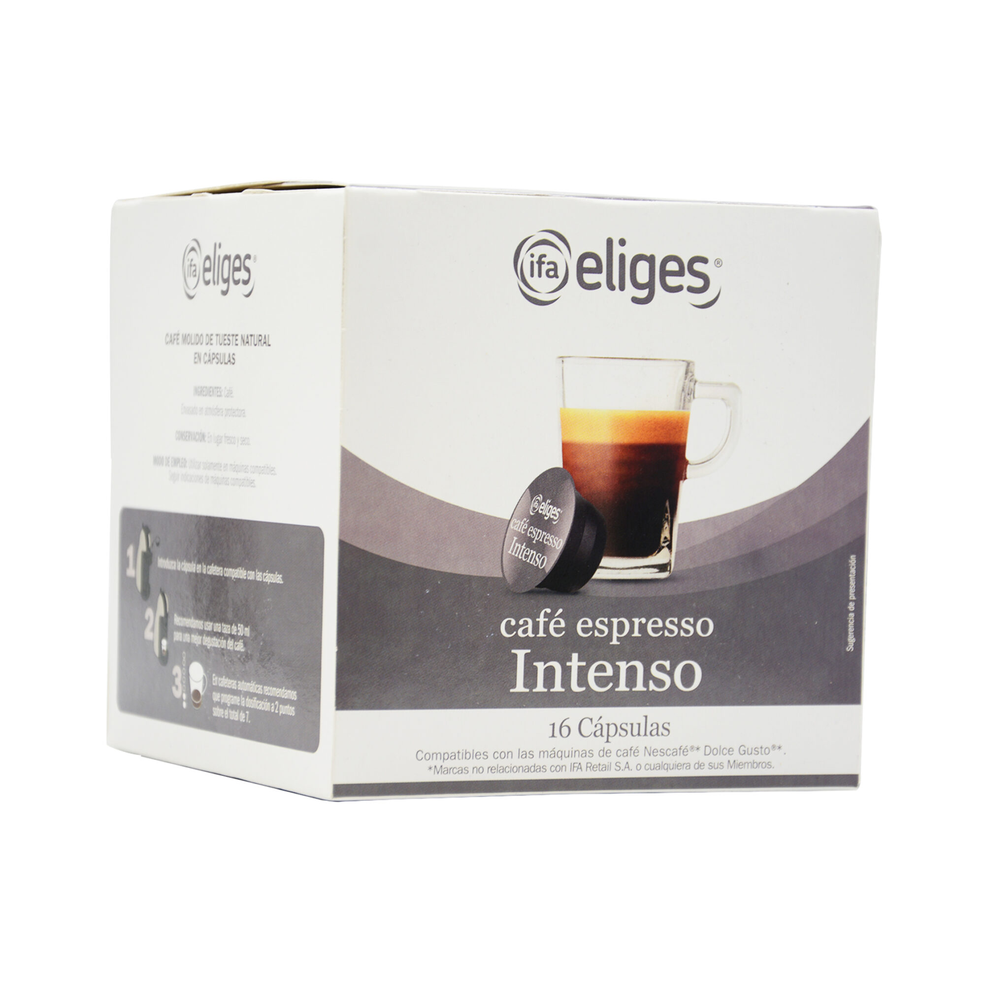 CAFE INTENSO N:8 IFA ELIGES 16 CAPSUL