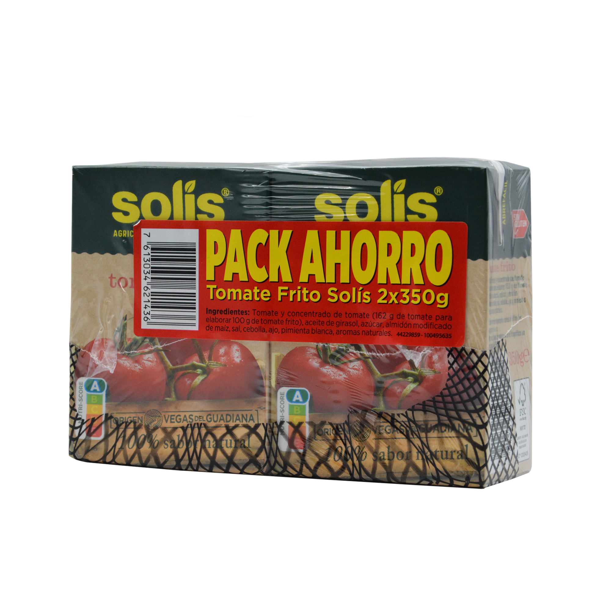 TOMATE FRITO SOLIS BRICK 350G*12