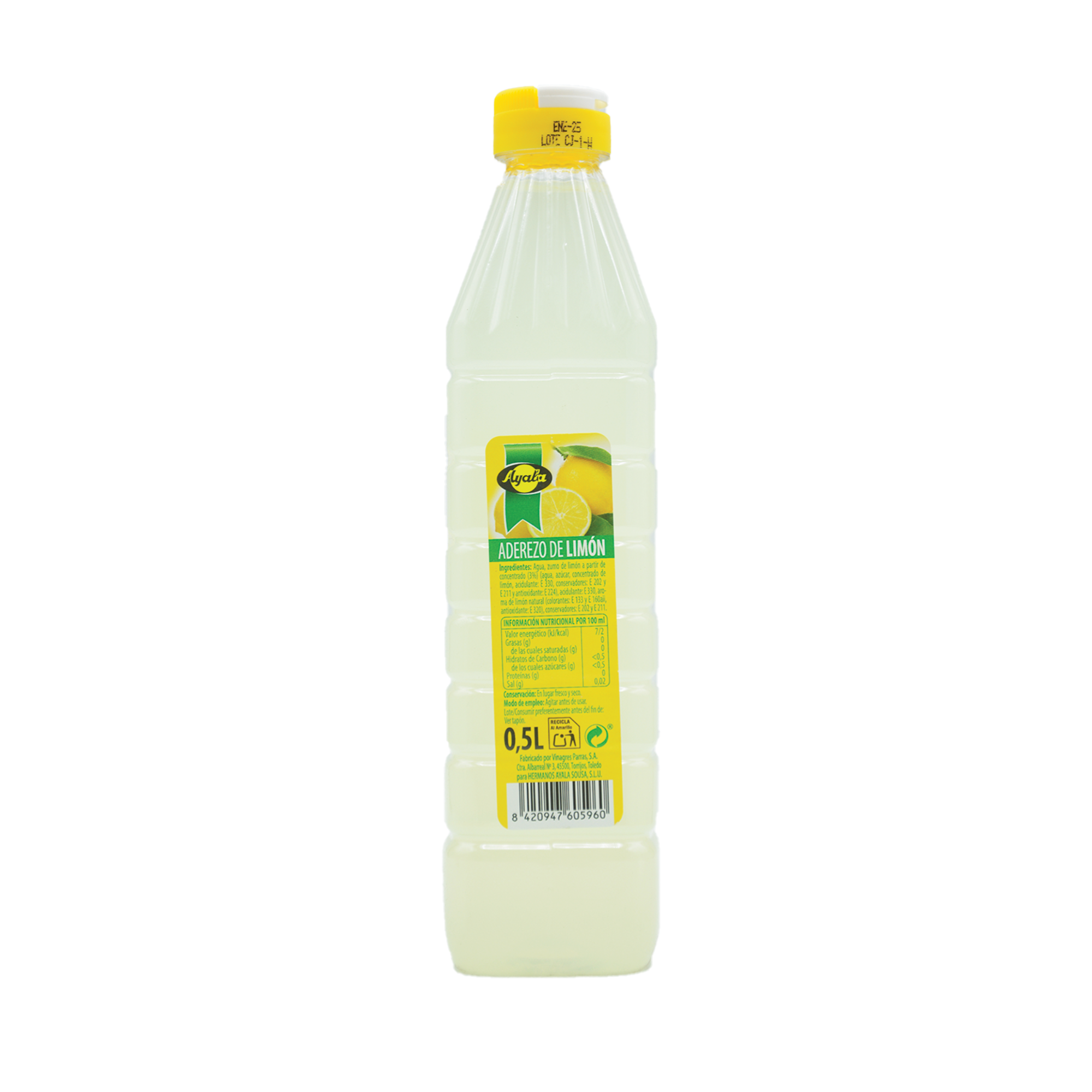 AYALA ADEREZO DE LIMON 500ML*9