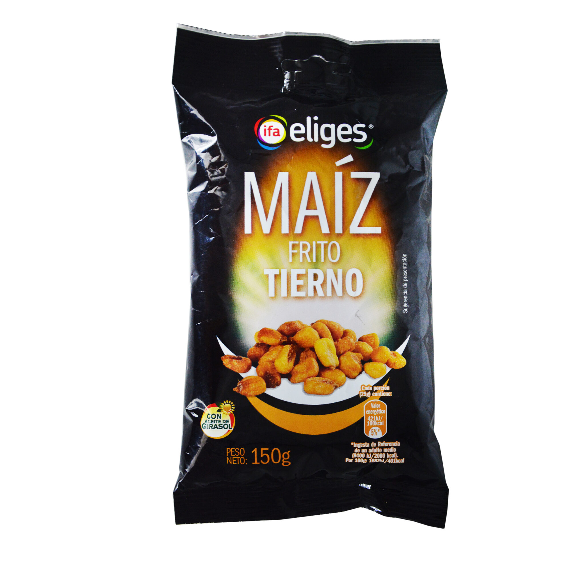 MAIZ FRITO TIERNO IFA ELIGES 150G*12