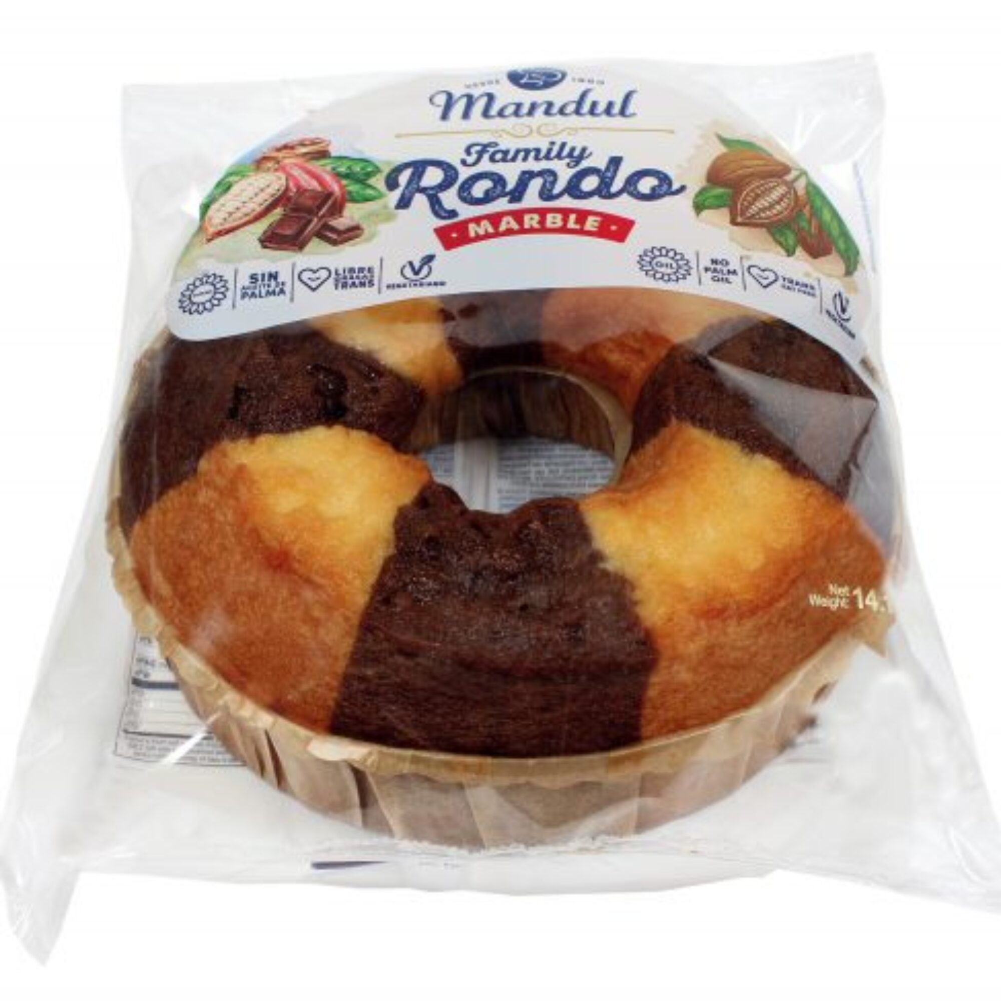 MANDUL FAMILY RONDO MARBLE 400G*4