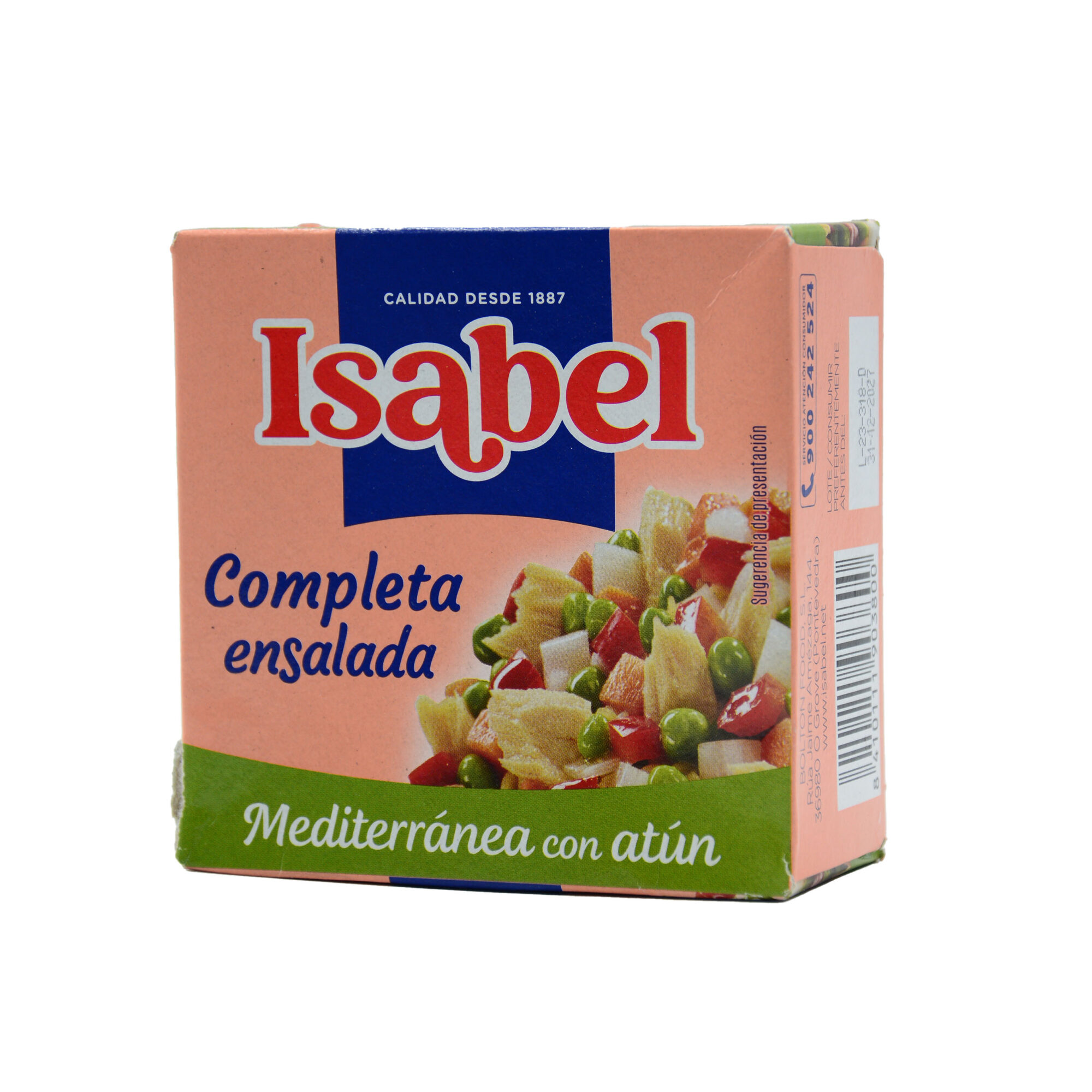 ATUN ISABEL ENSALADA MEDITERRANEA 150G x24