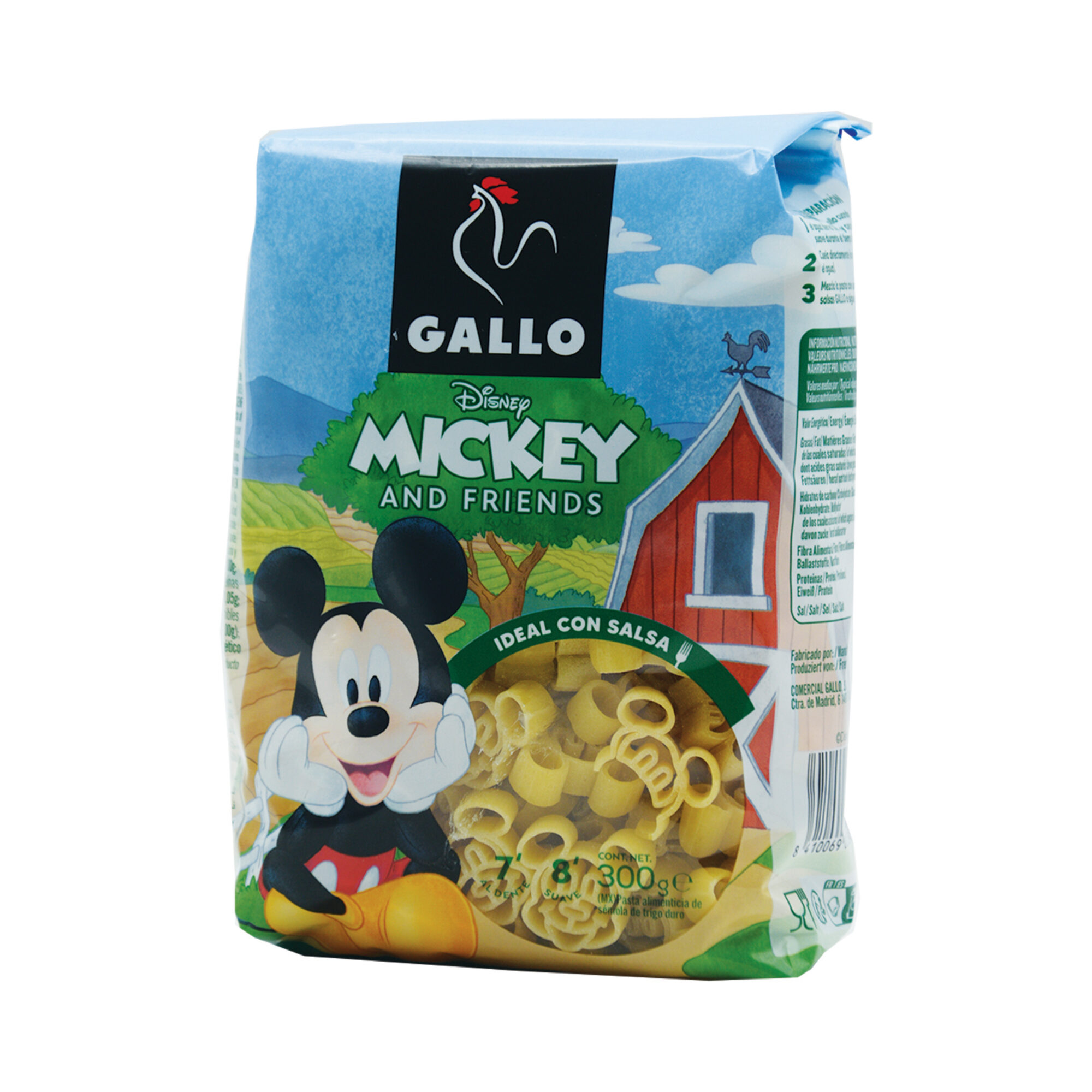 PASTA GALLO MICKY 300G*12