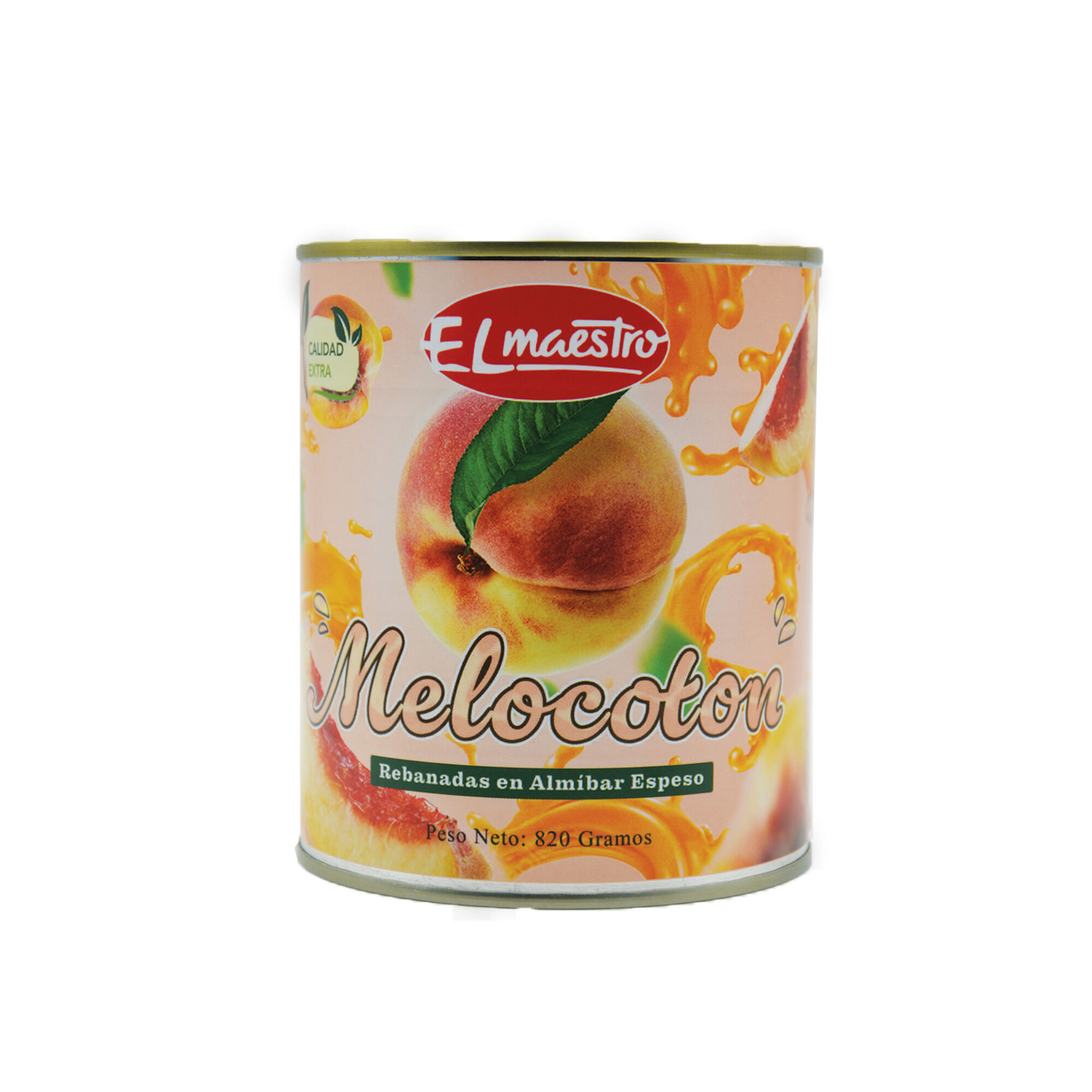 MELOCOTON EN ALMIBAR EL MAESTRO 820G*12