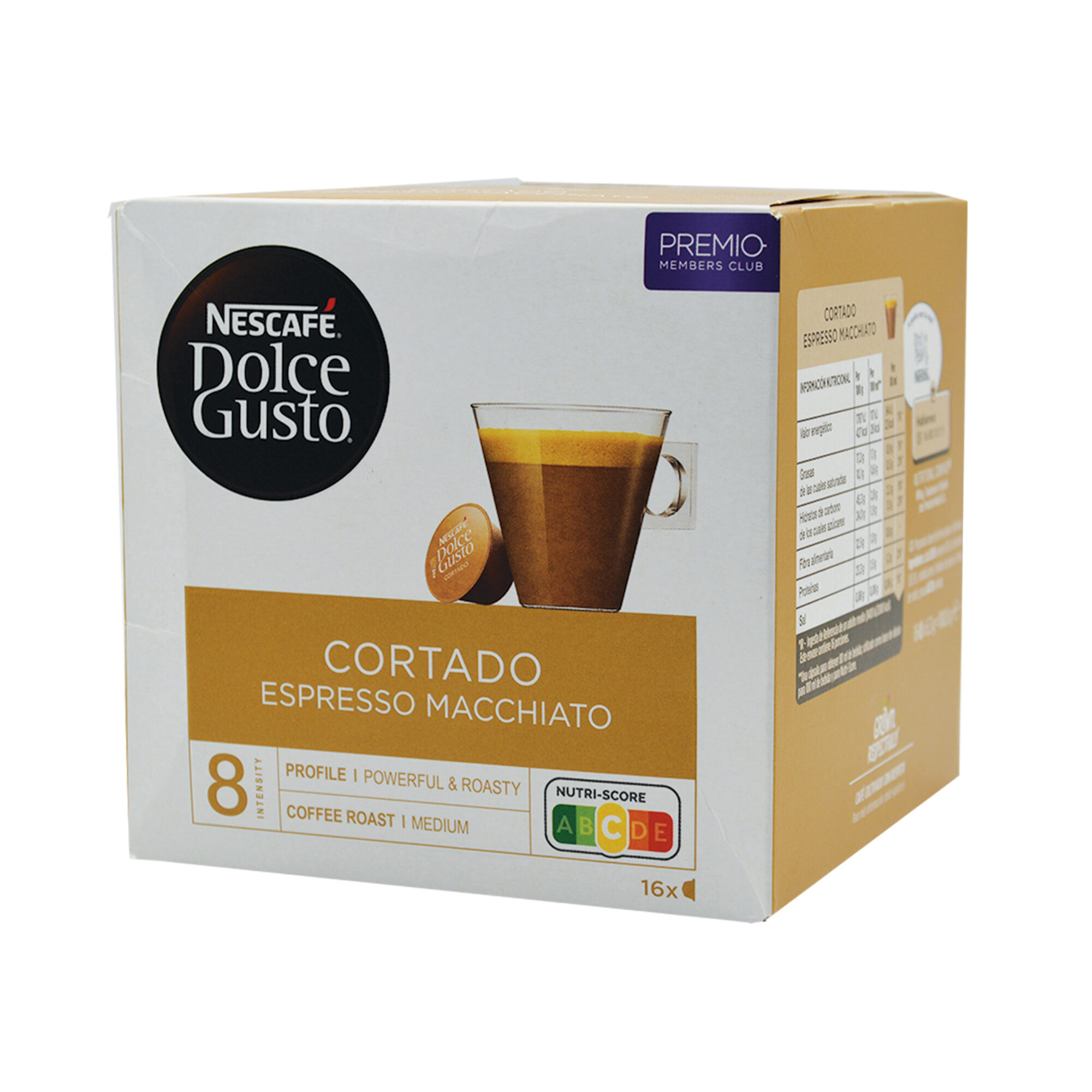 NESCAFE DOLCE GUSTO CORTADO 16 CAPSULAS *3