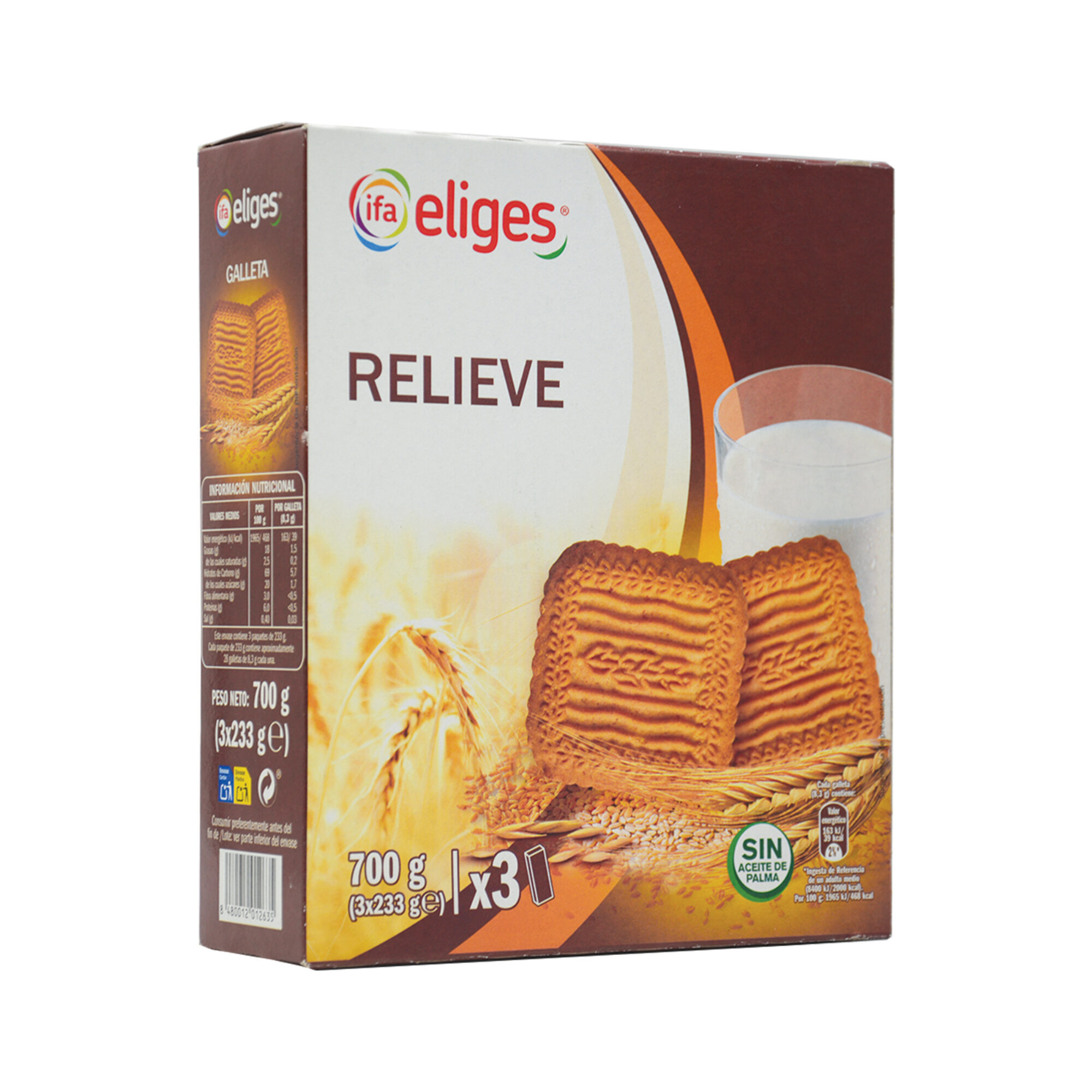 GALLETA RELIEVE IFA ELIGES 700G