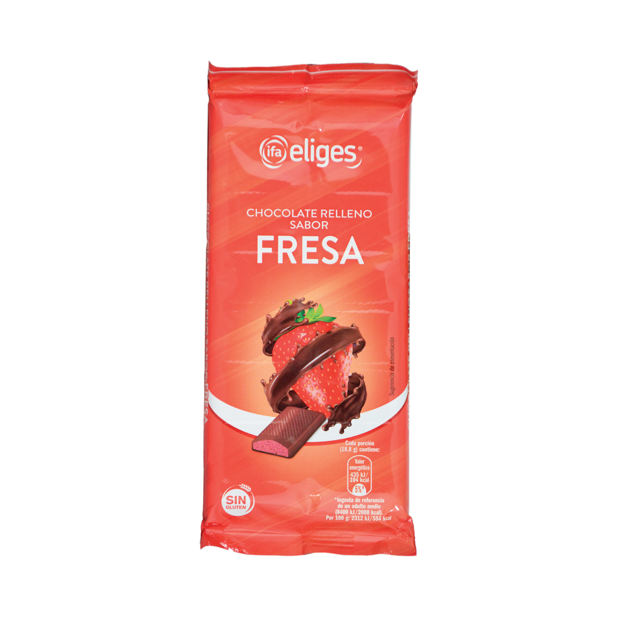 CHOCOLATE CON FRESA IFA ELIGES 100G