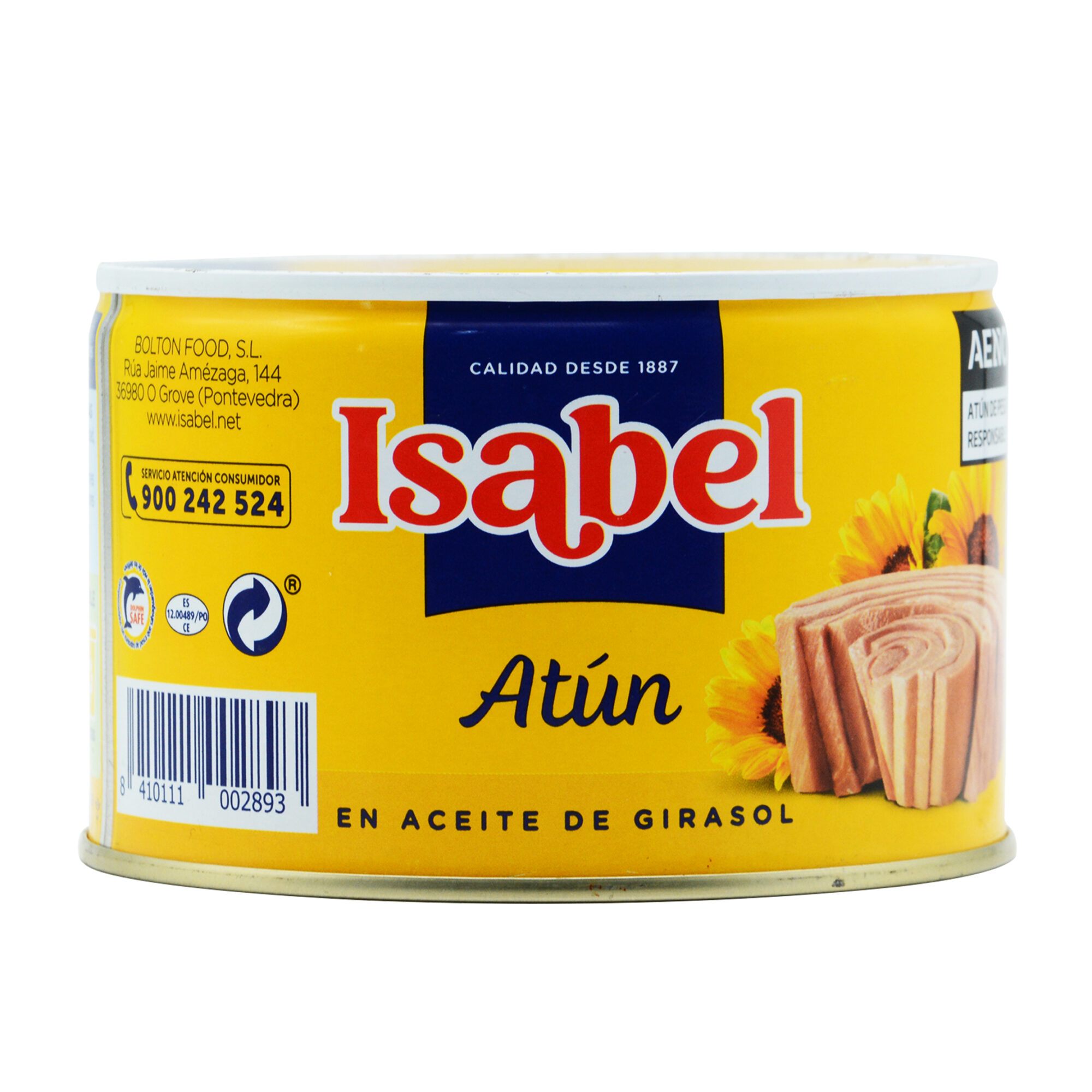 ATUN ISABEL EN ACEITE VEGETAL 400G*24