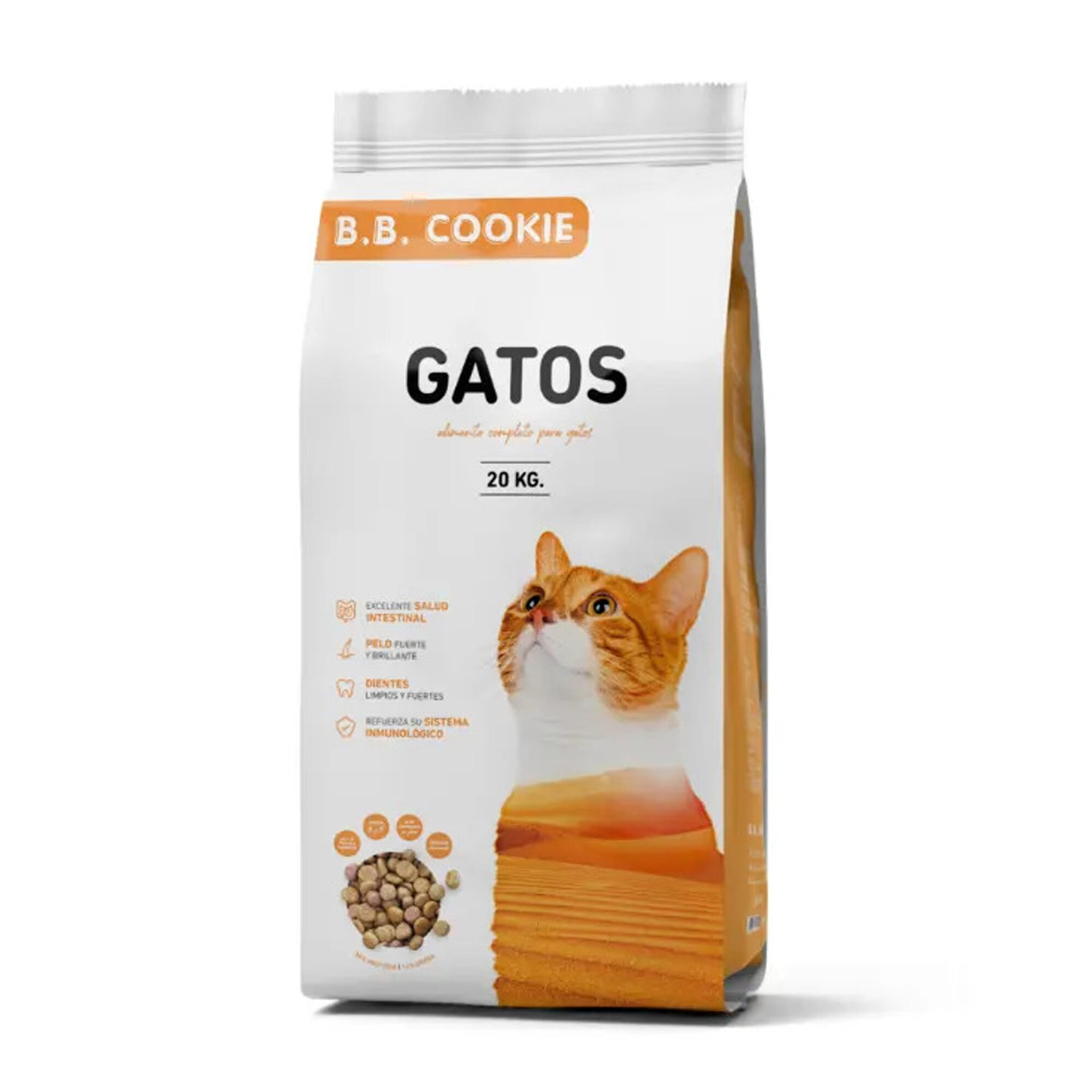 B.B. COOKIE ALMINTO PARA GATOS 20KG