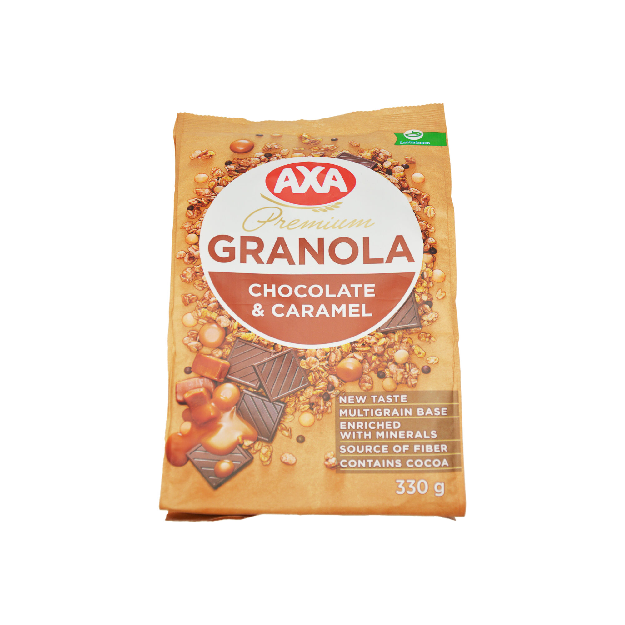 AXA MUESLI CHOCOLATE & CARAMEL 375G*12