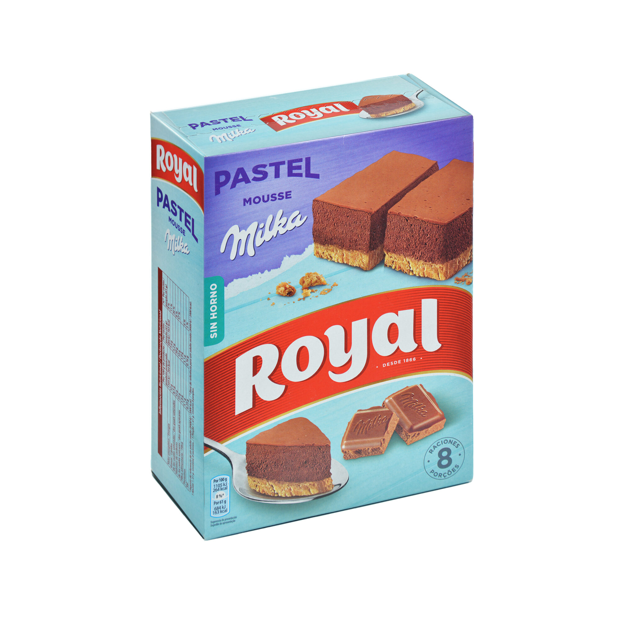 PASTEL MOUSSE MILKA ROYAL 215G*6