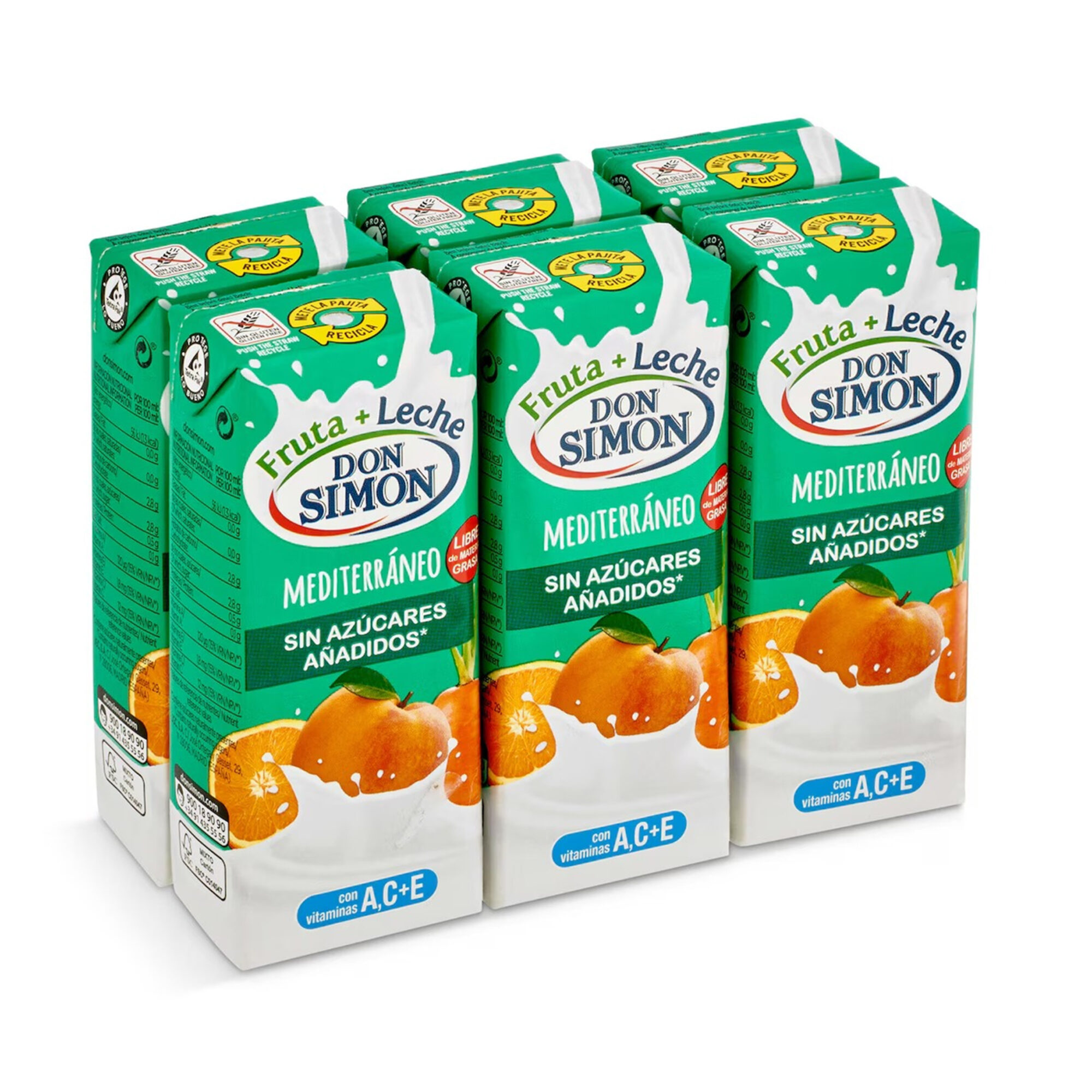 DON SIMON FRUTA LECHE MEDETERRANEO 200*30