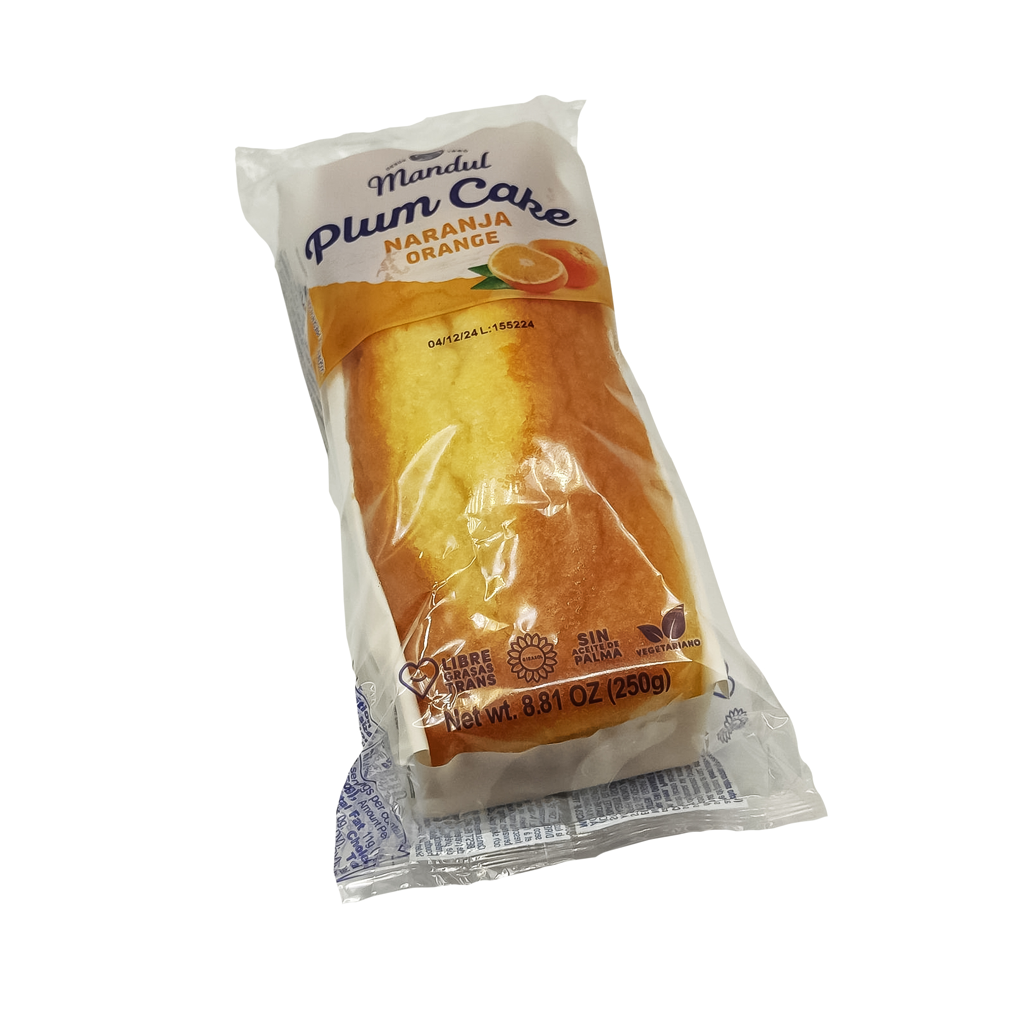 MANDUL PLUM CAKE NARANJA 250G*7