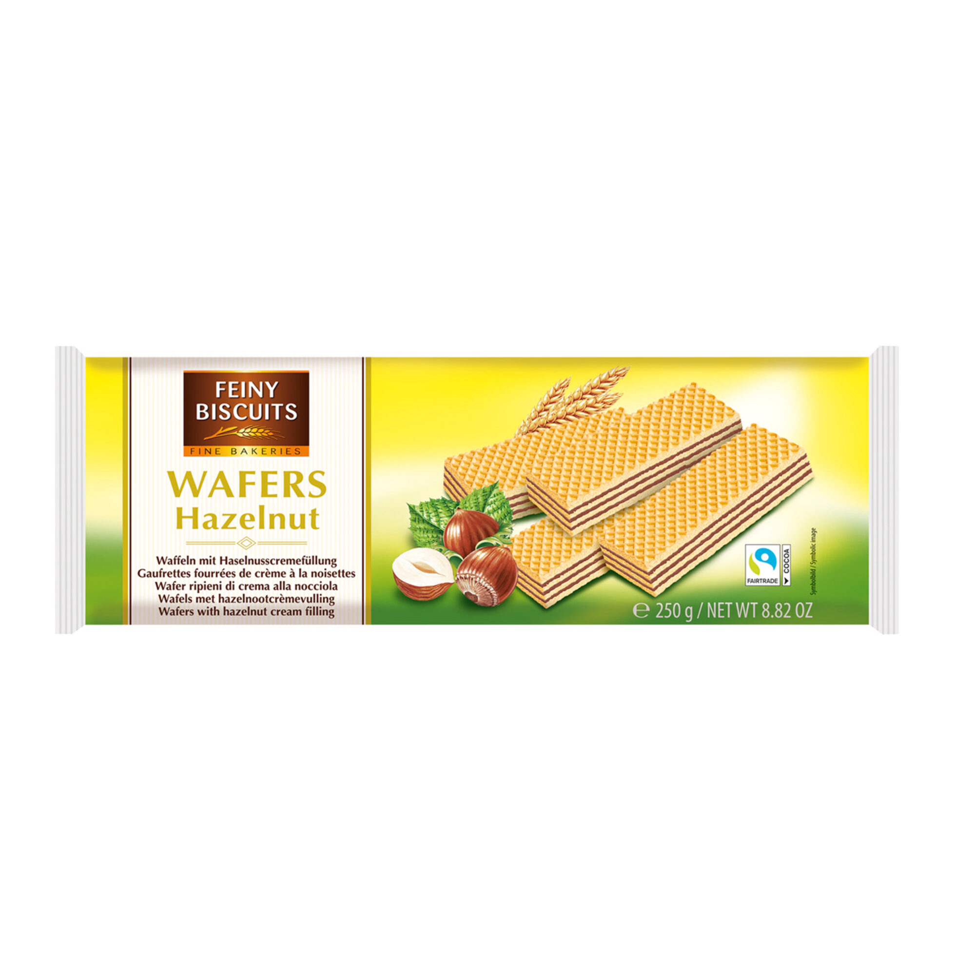 FEINY BISCUITS WAFER HASLNUT 250G*18