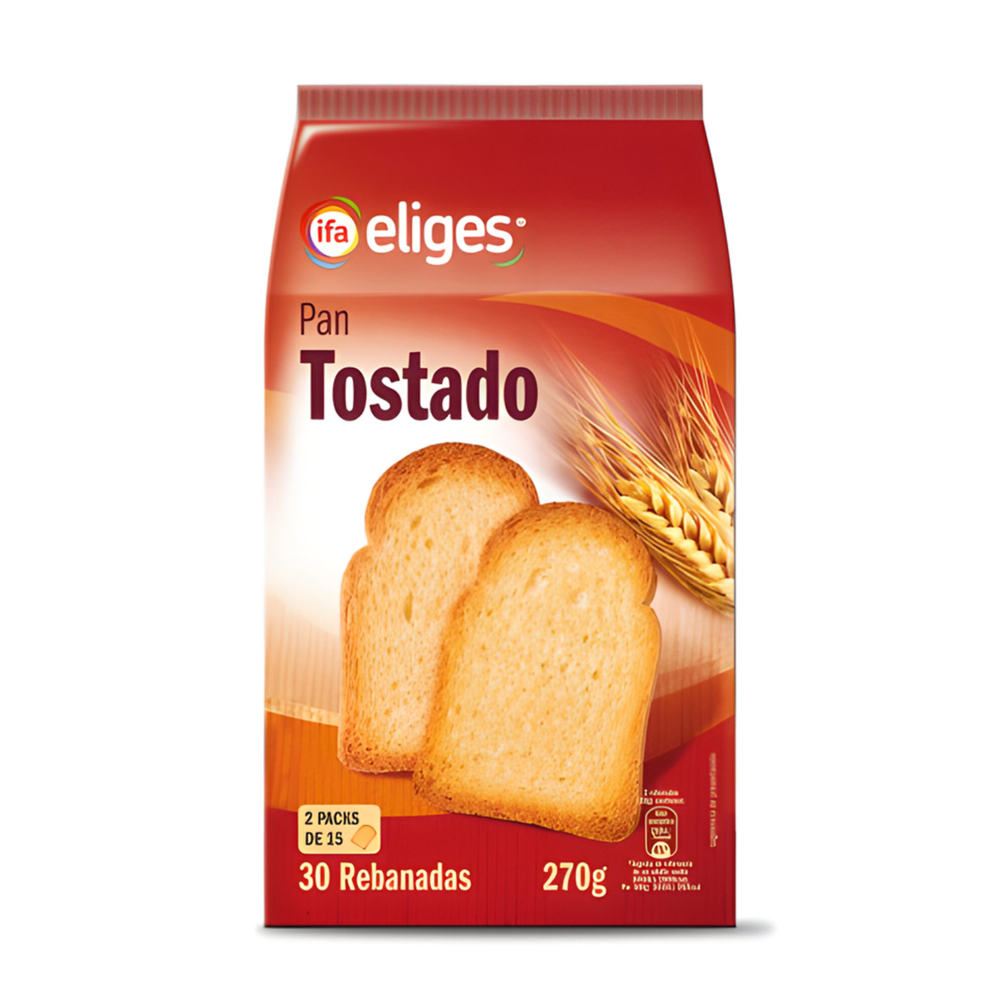 IFA ELIGES PAN TOSTADO 270G*14