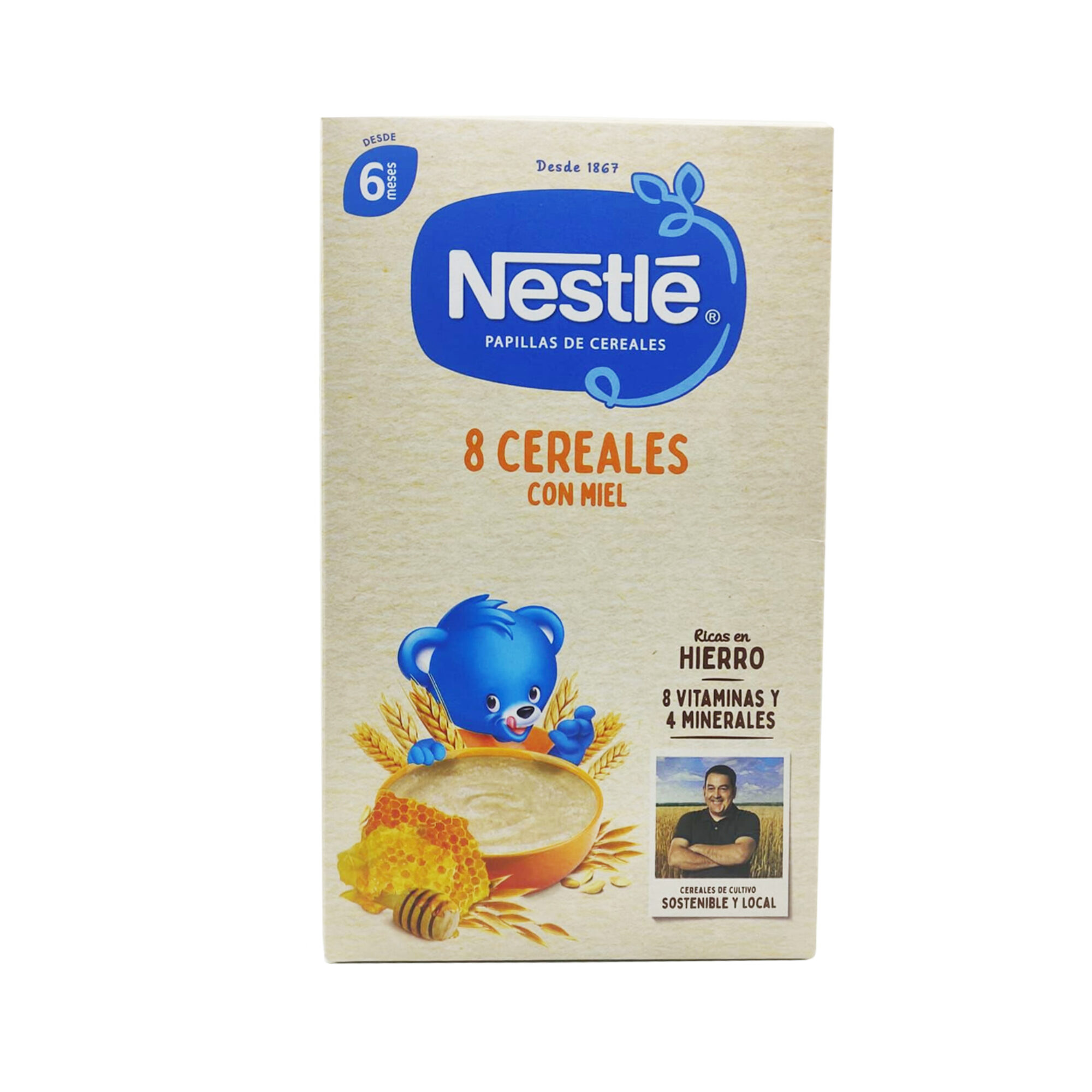 PAPILLAS DE CEREALES CON MIEL NESTLE 475G*6